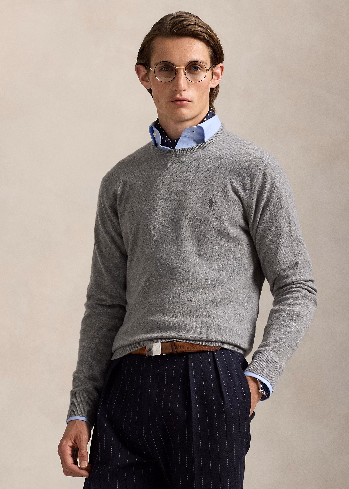 Wollpullover mit Rundhalsausschnitt - RALPH LAUREN OUTLET