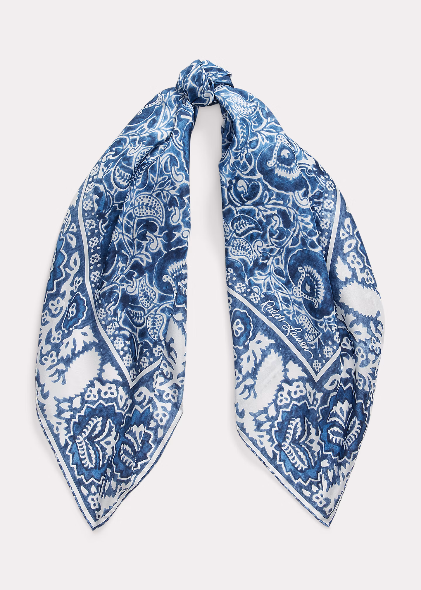 Geblümtes Tuch aus Habotaiseide - RALPH LAUREN OUTLET