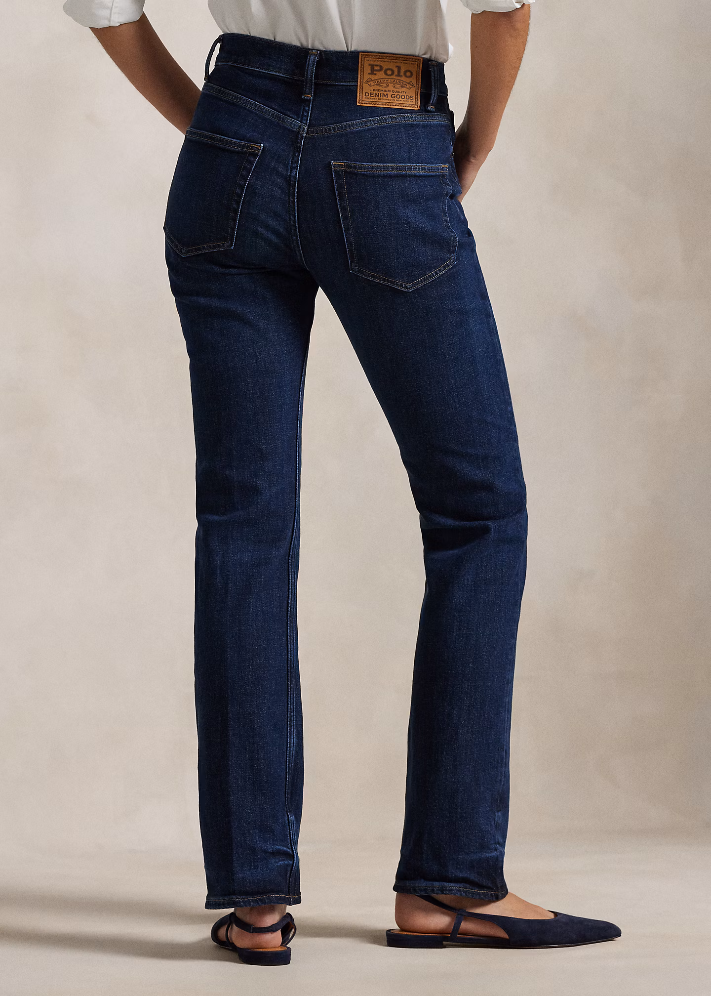 Straight-Fit Jeans mit hoher Leibhöhe - RALPH LAUREN OUTLET