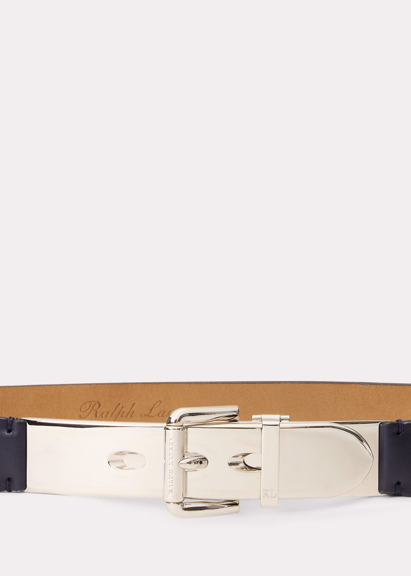 Schmaler Brieföffner-Gürtel aus Kalbsleder - RALPH LAUREN OUTLET