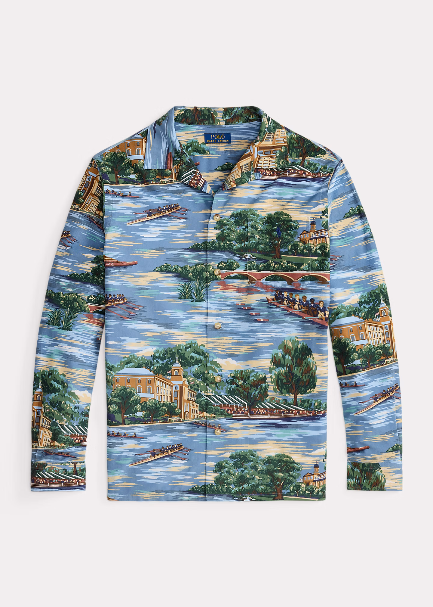 Classic-Fit Kurzarmhemd aus Kordsamt - RALPH LAUREN OUTLET