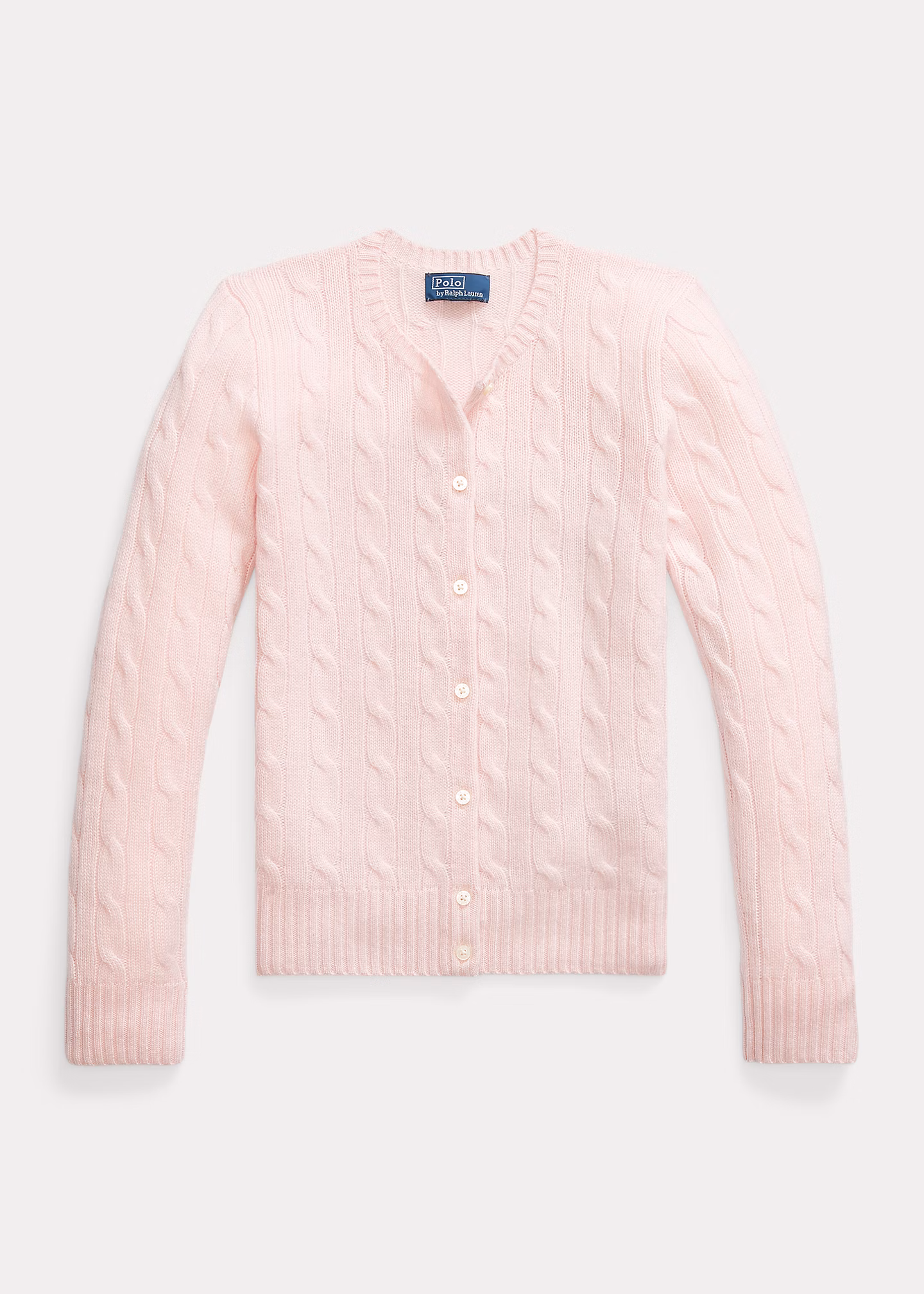 Kaschmirstrickjacke mit Zopfmuster - RALPH LAUREN OUTLET