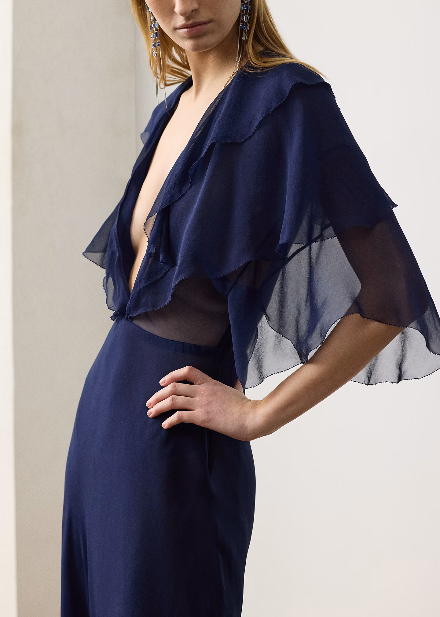 Abendkleid Irenne aus Chiffon - RALPH LAUREN OUTLET