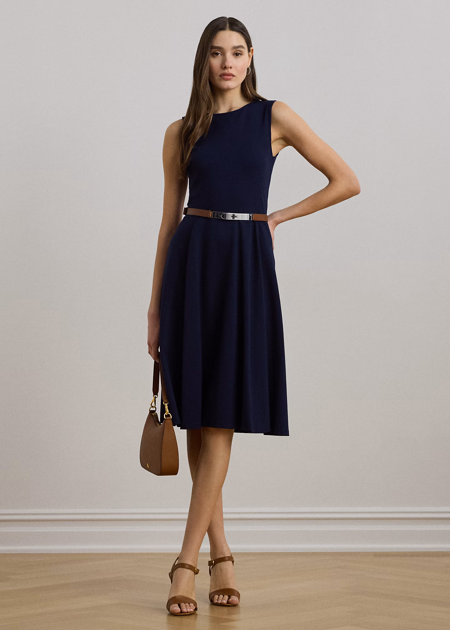Ärmelloses Kleid aus Ponté - RALPH LAUREN OUTLET