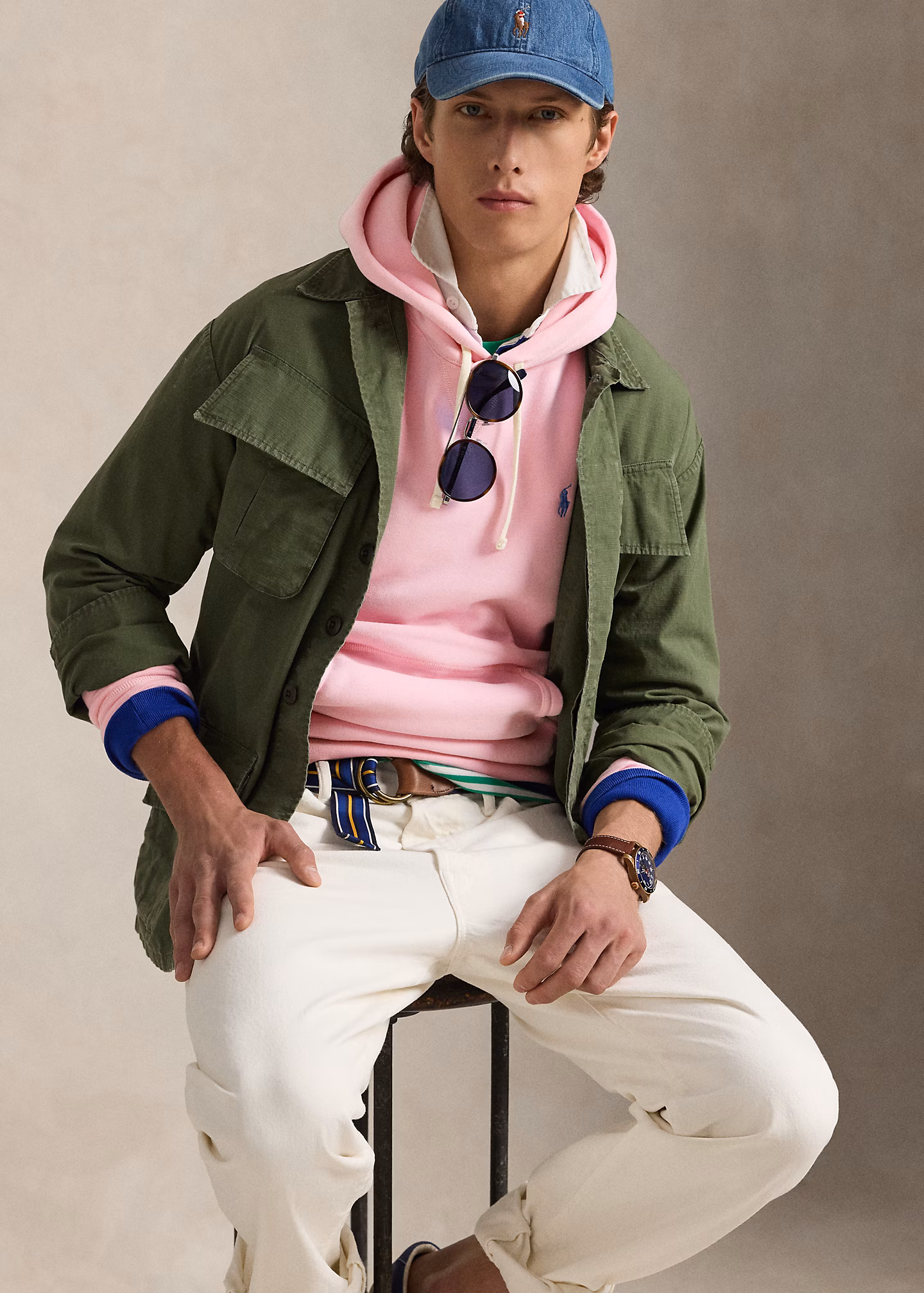 Das RL-Kapuzenshirt aus Fleece - RALPH LAUREN OUTLET