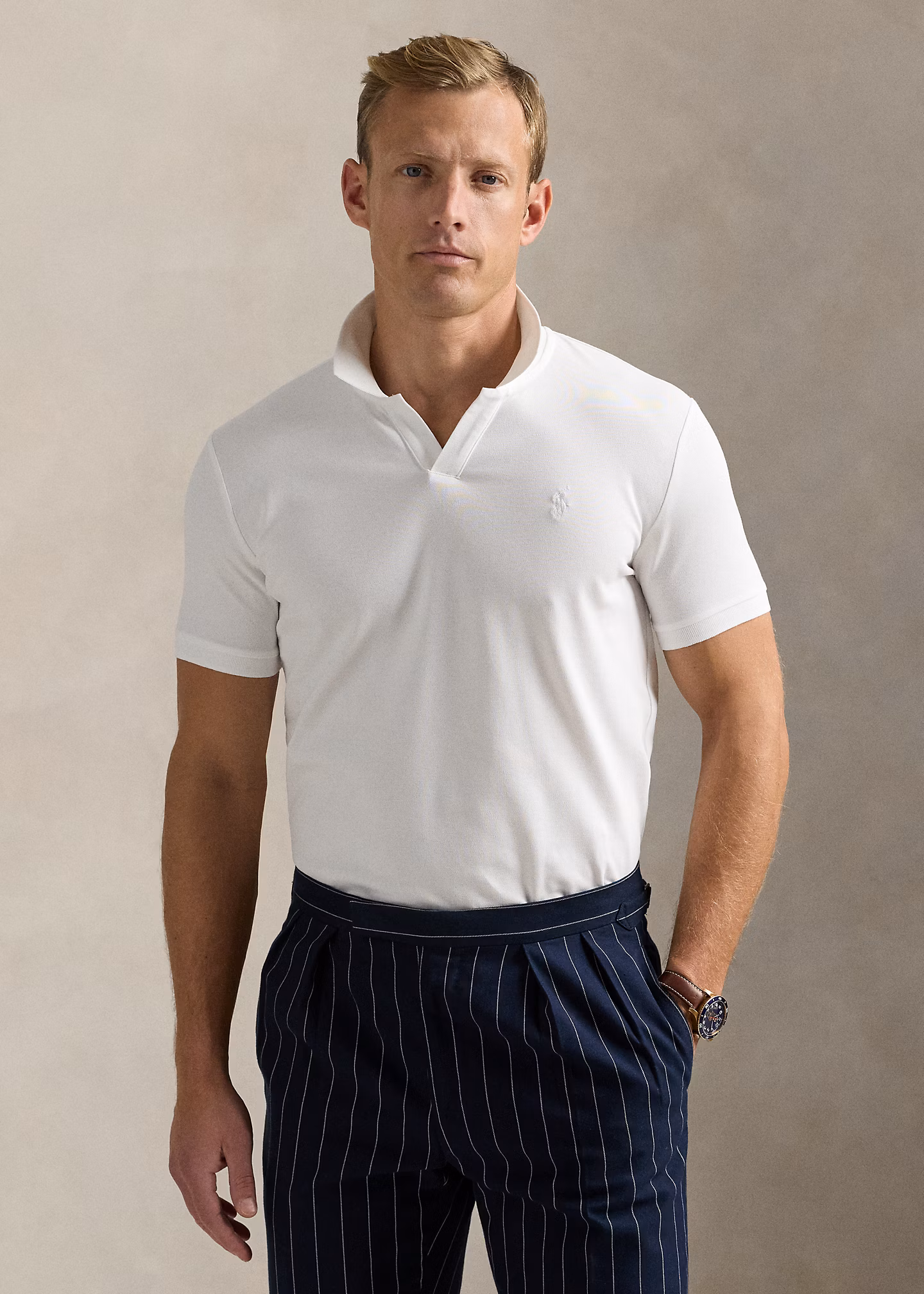 Custom-Slim-Fit Poloshirt aus Piqué - RALPH LAUREN OUTLET