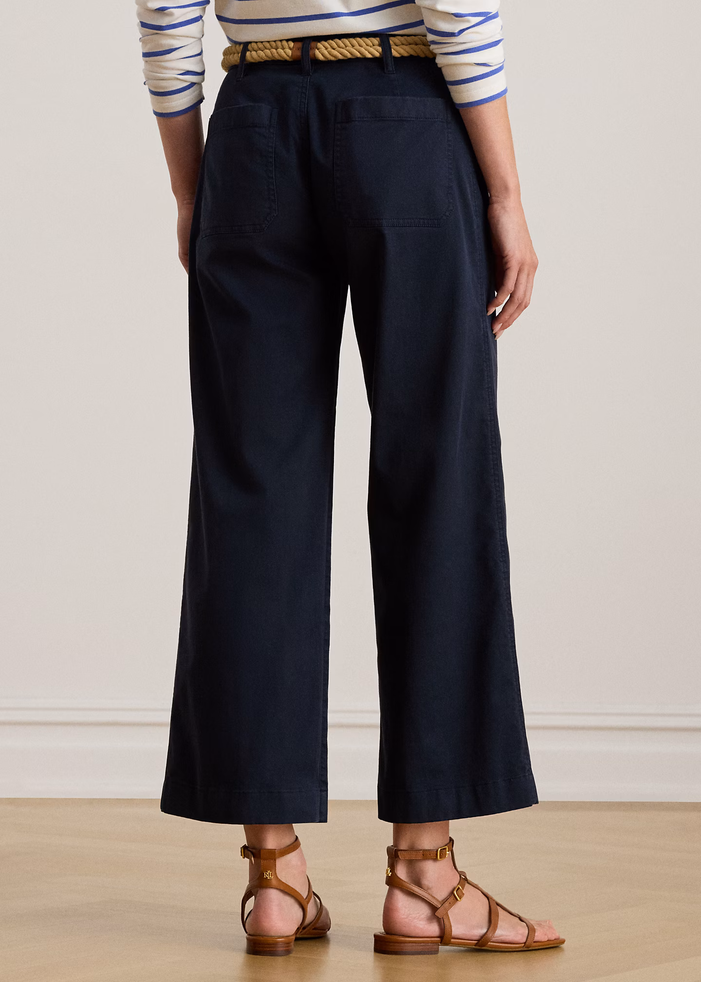 Chinohose in 3/4-Länge mit weitem Bein - RALPH LAUREN OUTLET