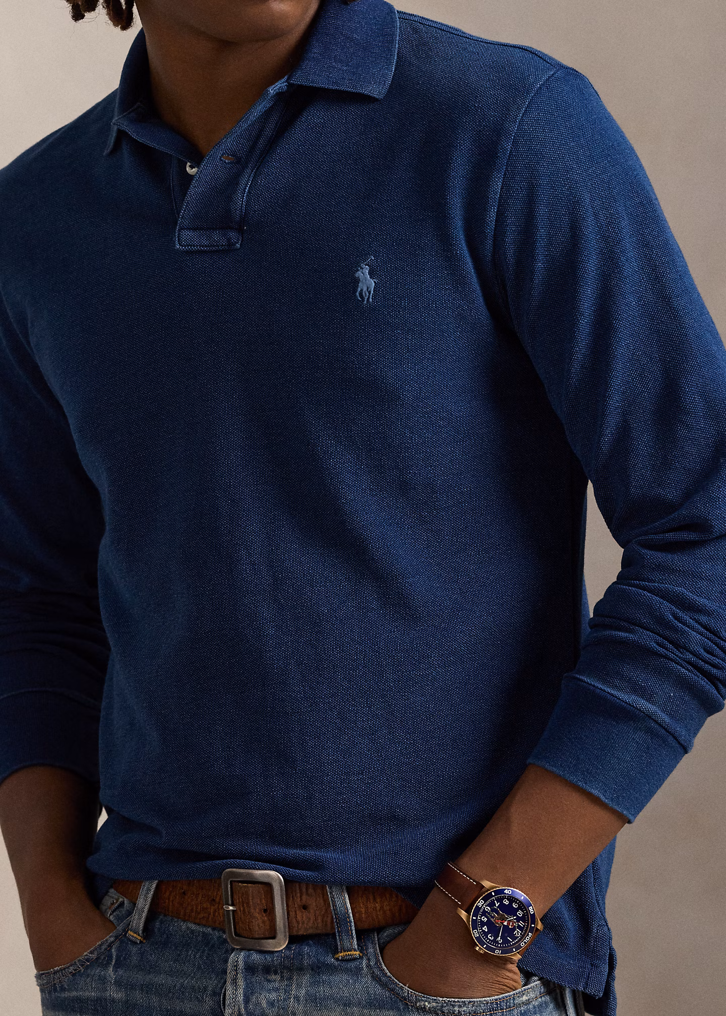 Custom-Slim-Fit Piqué-Poloshirt - RALPH LAUREN OUTLET