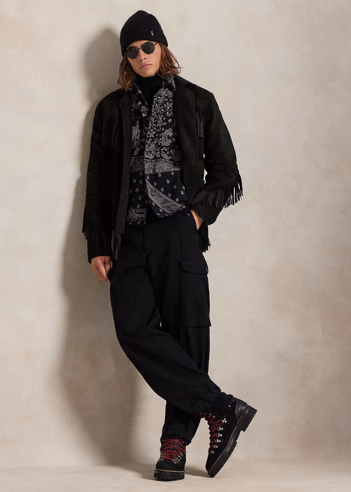 Wildlederjacke mit Fransen - RALPH LAUREN OUTLET