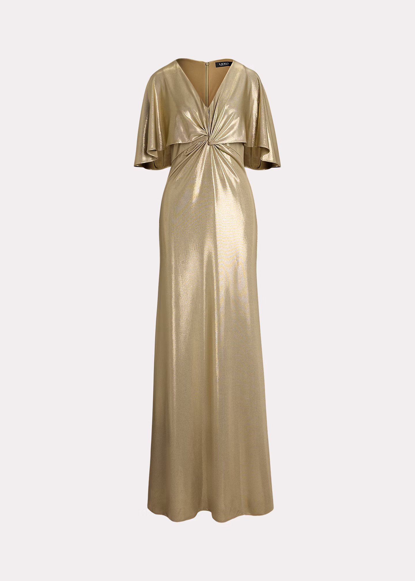 Cape-Abendkleid aus Metallic-Jersey - RALPH LAUREN OUTLET