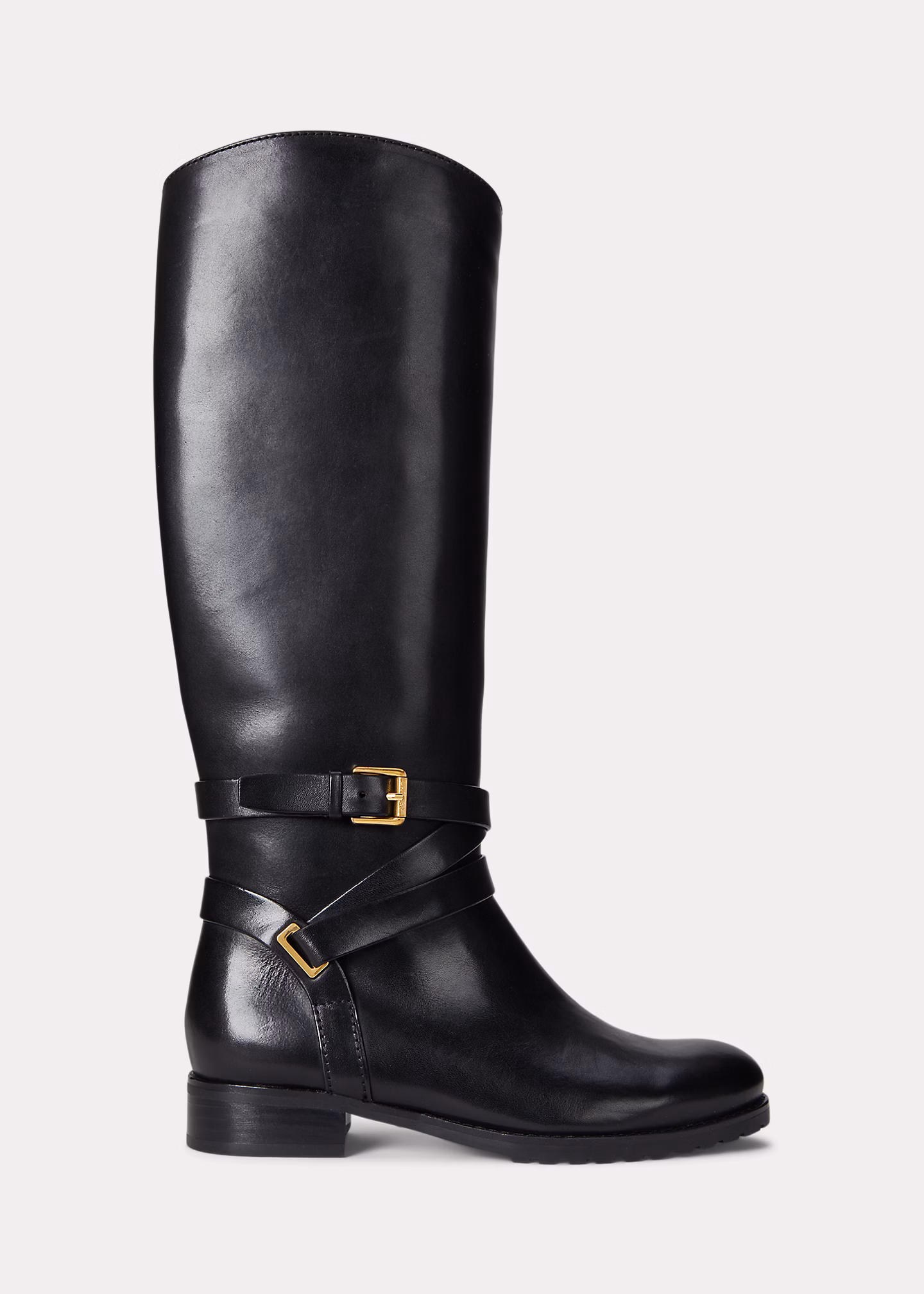 Hoher Lederstiefel Collins - RALPH LAUREN OUTLET
