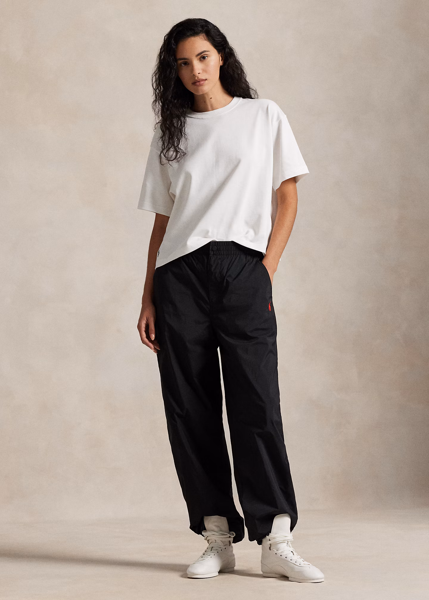 Trainingshose aus gewebtem Nylon - RALPH LAUREN OUTLET