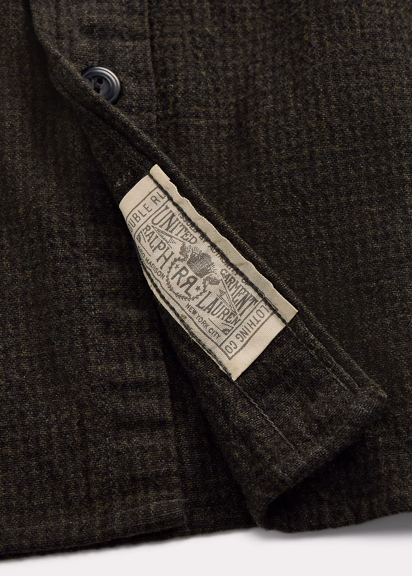 Angerautes Arbeitshemd mit Mikro-Karo - RALPH LAUREN OUTLET