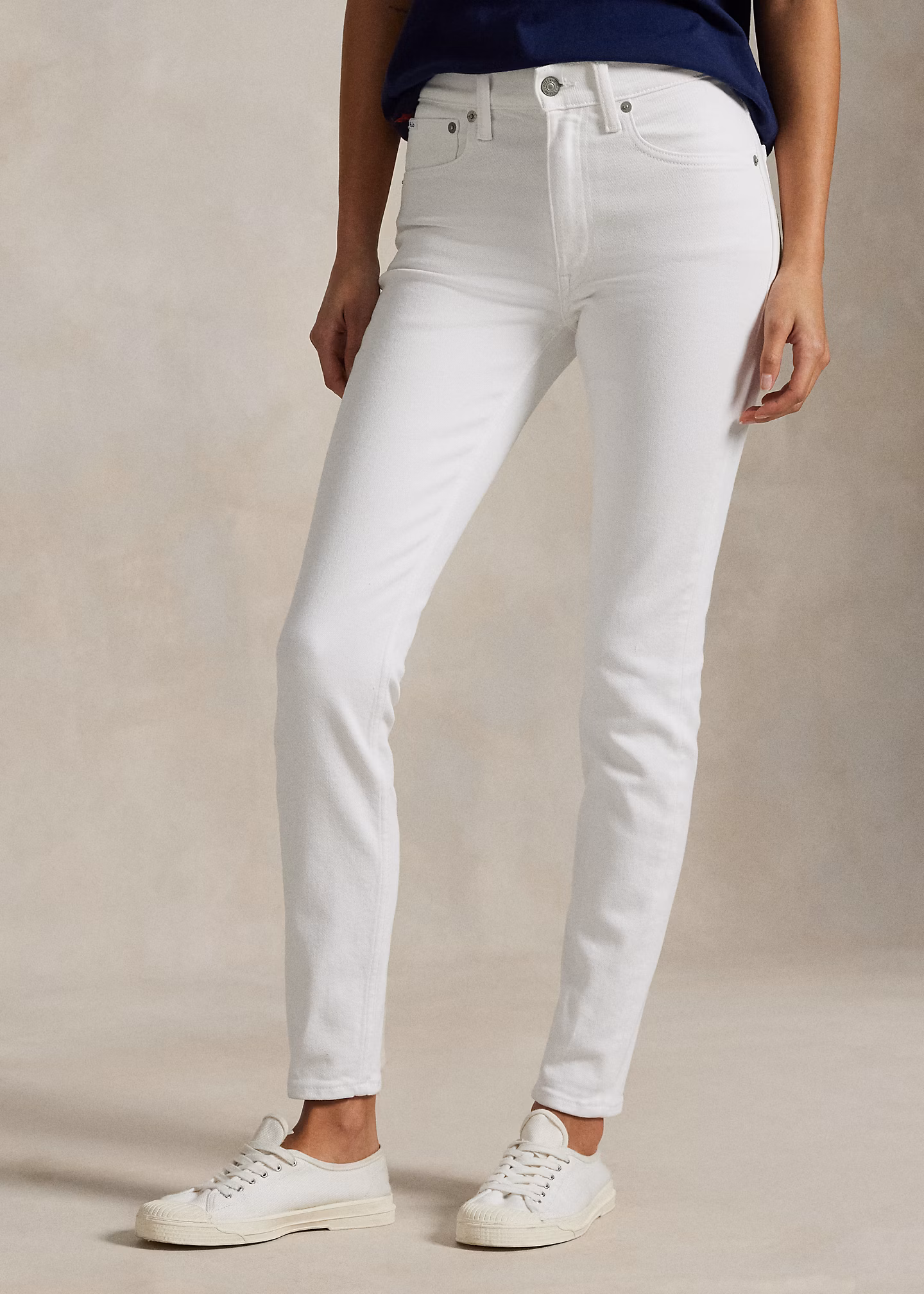 Super-Slim-Jeans mit mittlerer Leibhöhe - RALPH LAUREN OUTLET