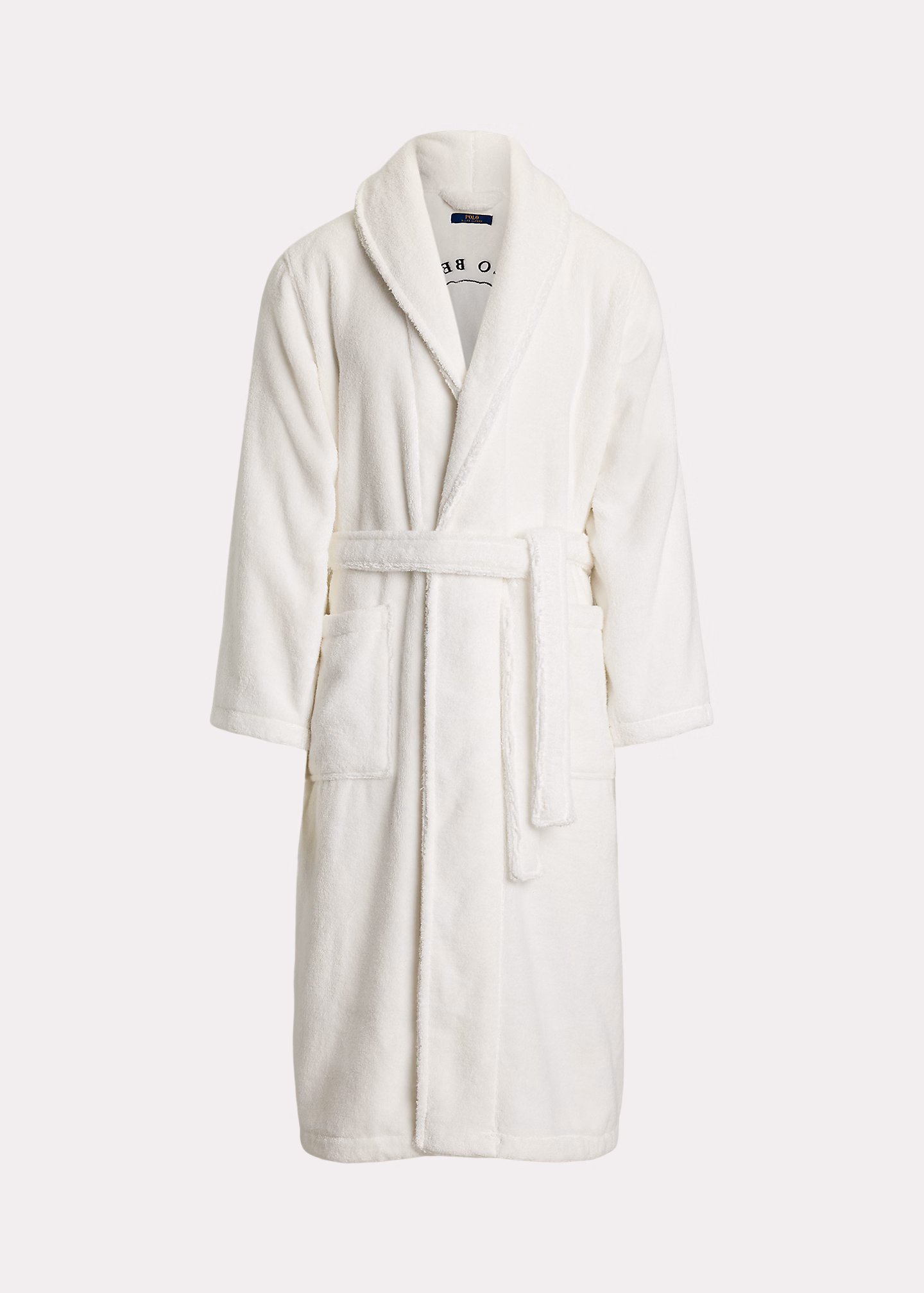 Baumwollfrottee-Bademantel mit Polo Bear - RALPH LAUREN OUTLET