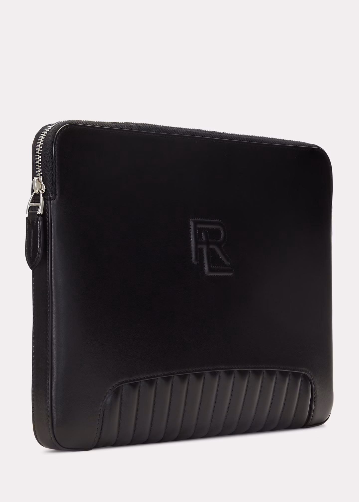 Gesteppte Techniktasche aus Leder - RALPH LAUREN OUTLET
