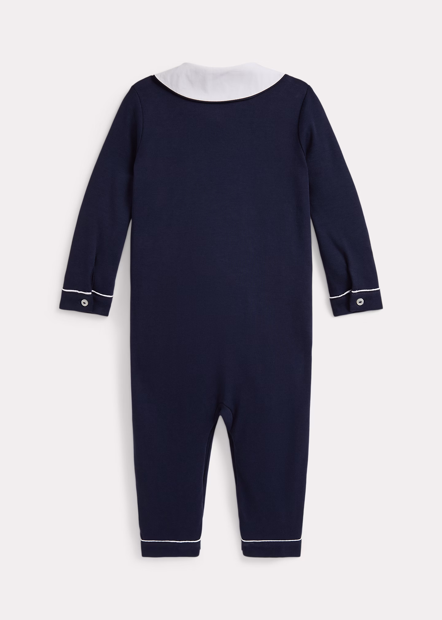 Zweireihiger Baumwollstrampler - RALPH LAUREN OUTLET