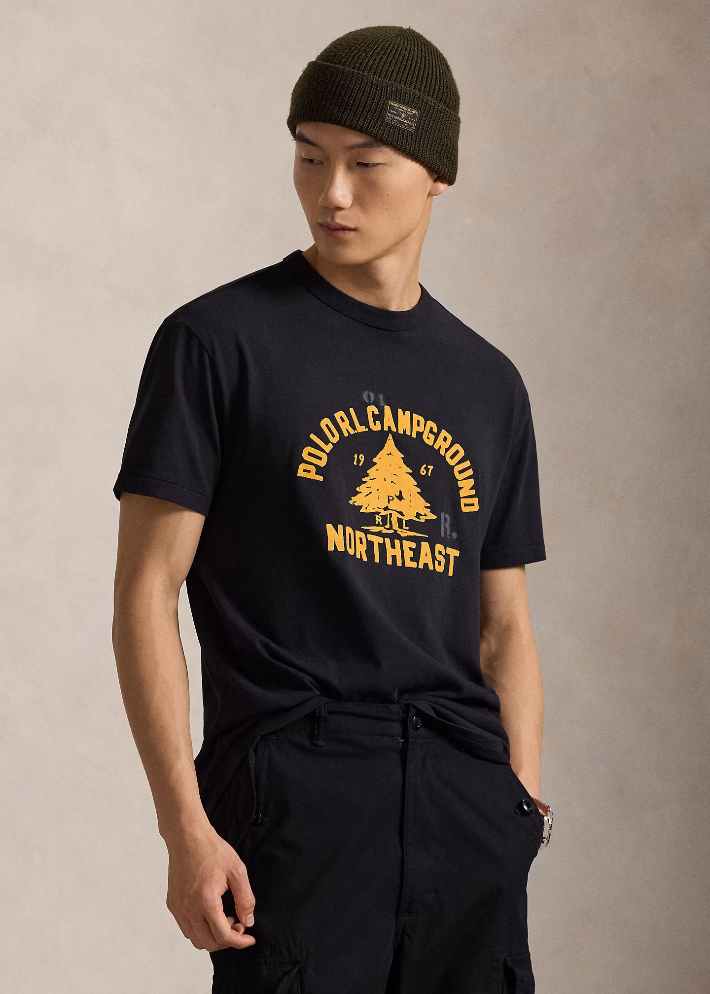 Classic-Fit Jersey-T-Shirt mit Grafik - RALPH LAUREN OUTLET