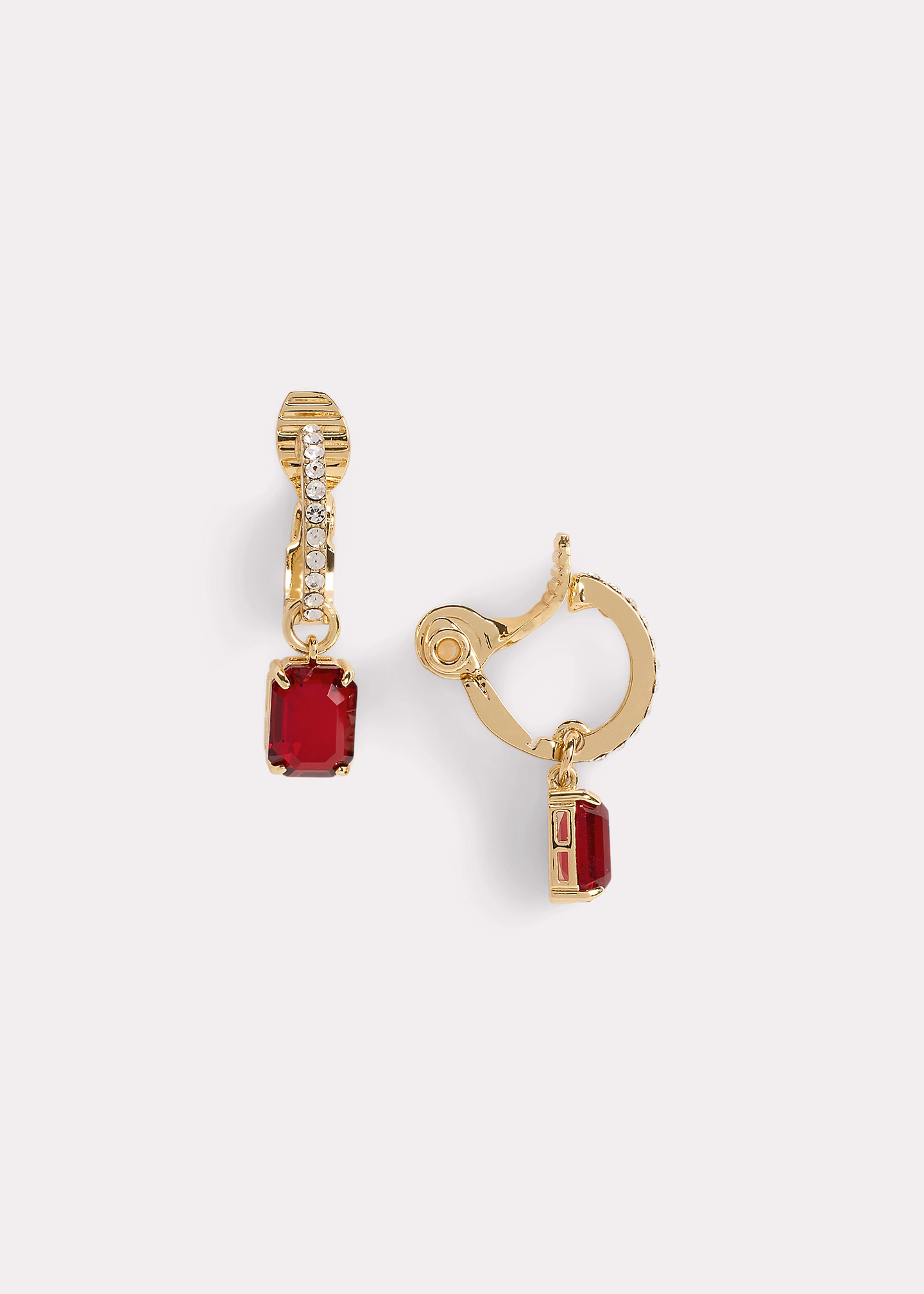 Vergoldete Huggie-Ohrclips mit Pavé - RALPH LAUREN OUTLET