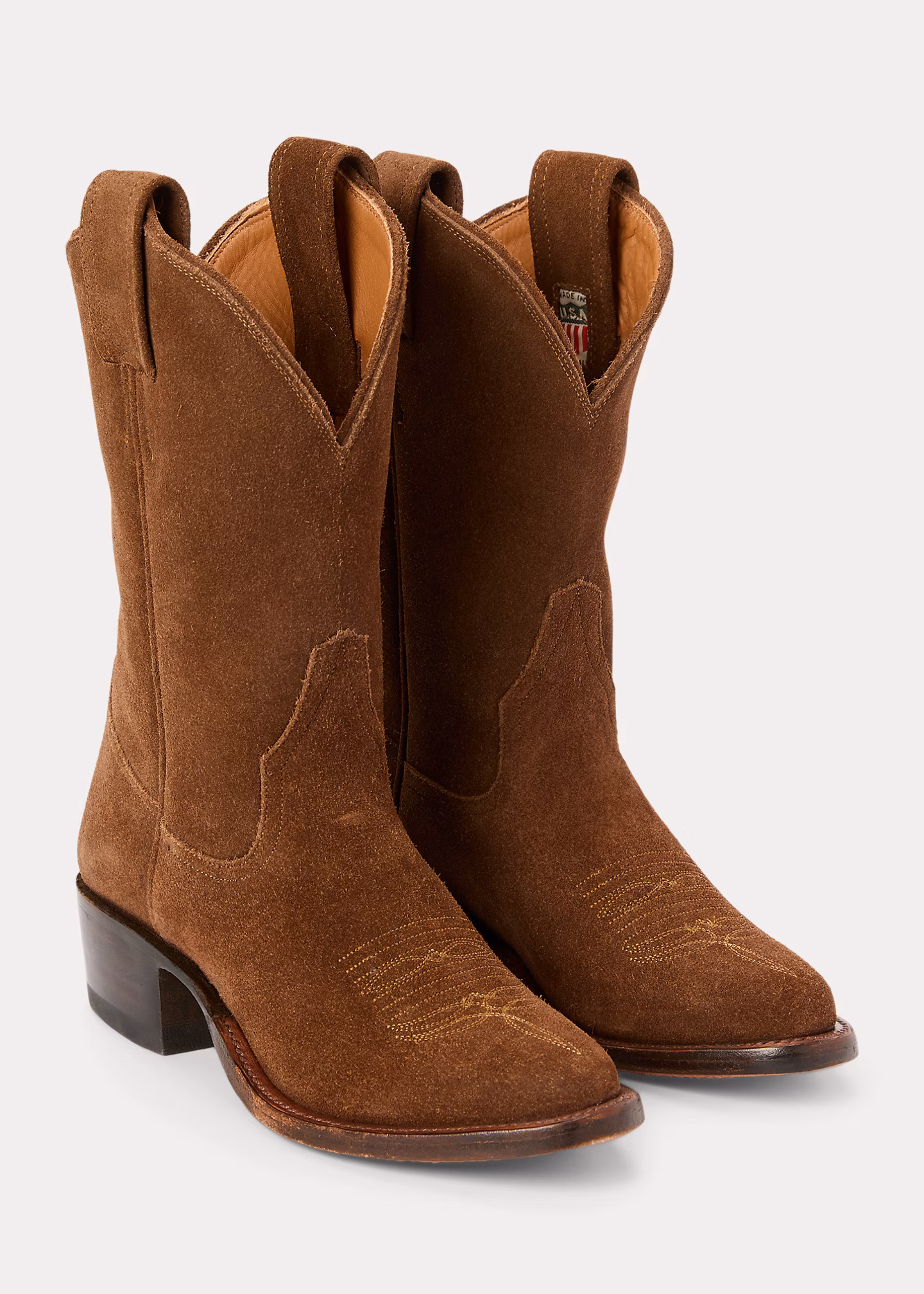 Stiefel Plainview aus Rauwildleder - RALPH LAUREN OUTLET