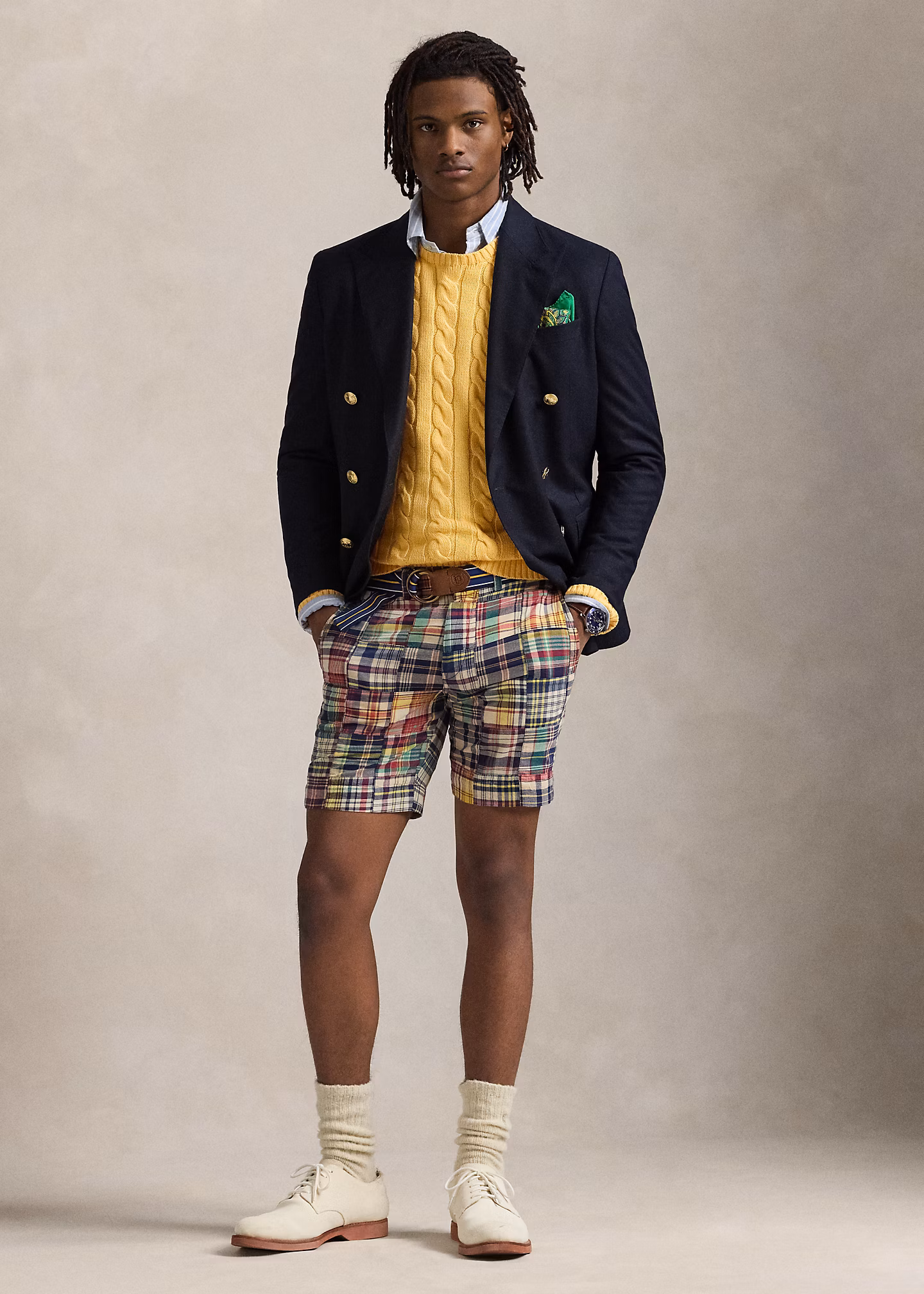 Baumwollpullover mit Zopfmuster - RALPH LAUREN OUTLET