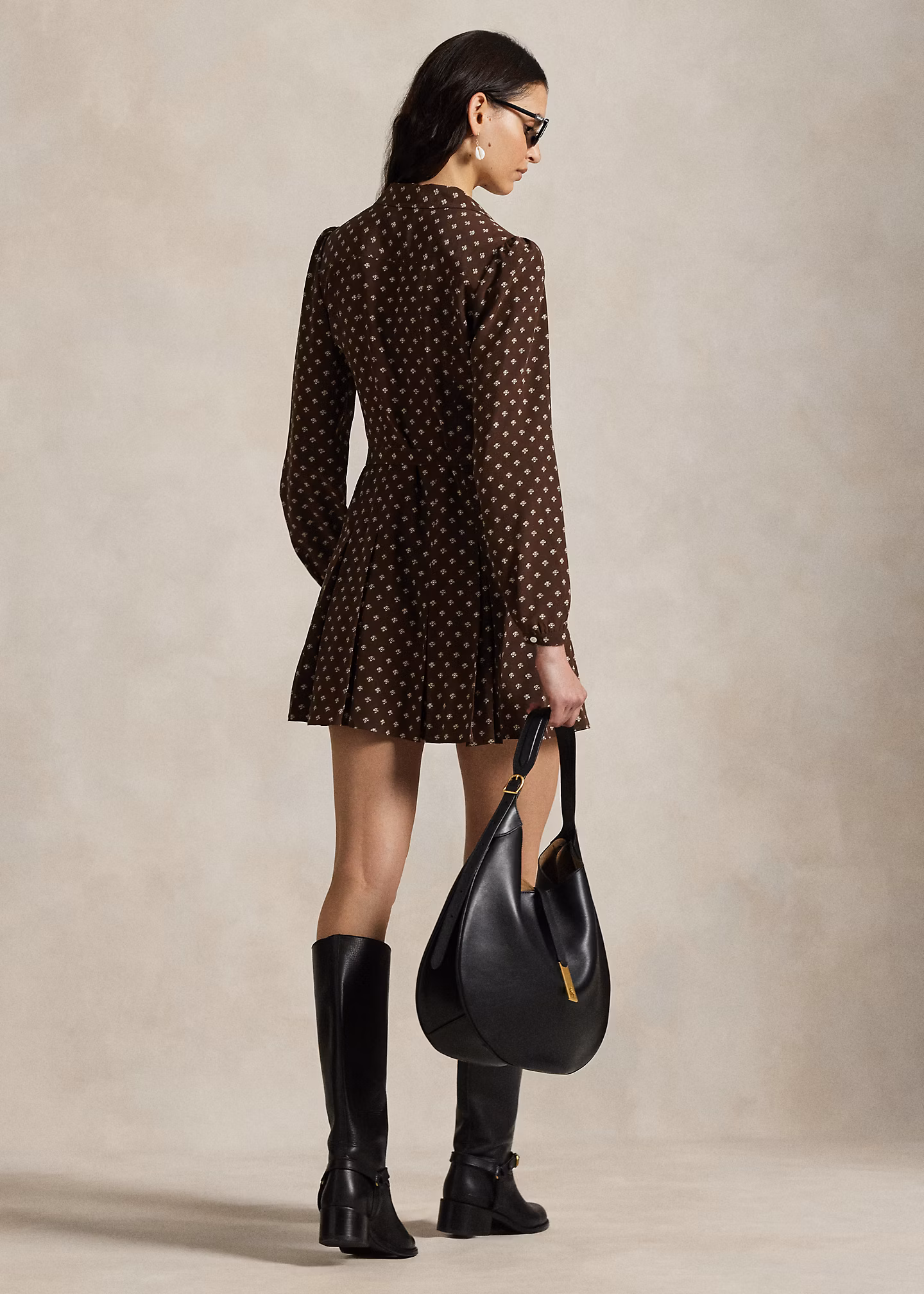 Bedrucktes Minikleid aus Seide - RALPH LAUREN OUTLET