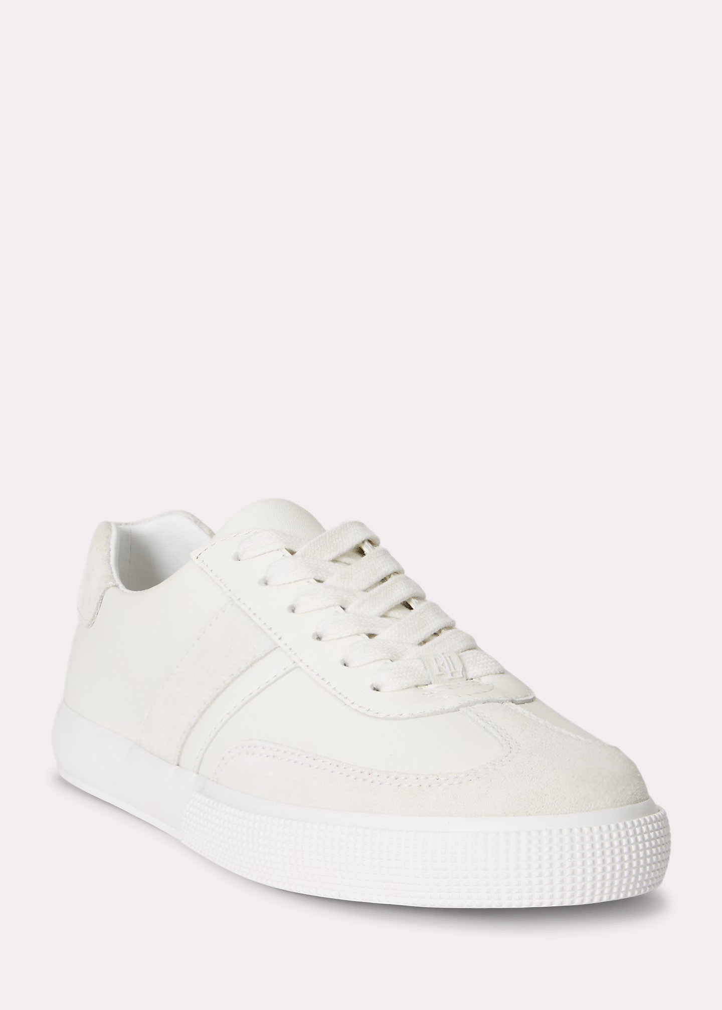 Sneaker Braylee aus Leder und Wildleder - RALPH LAUREN OUTLET