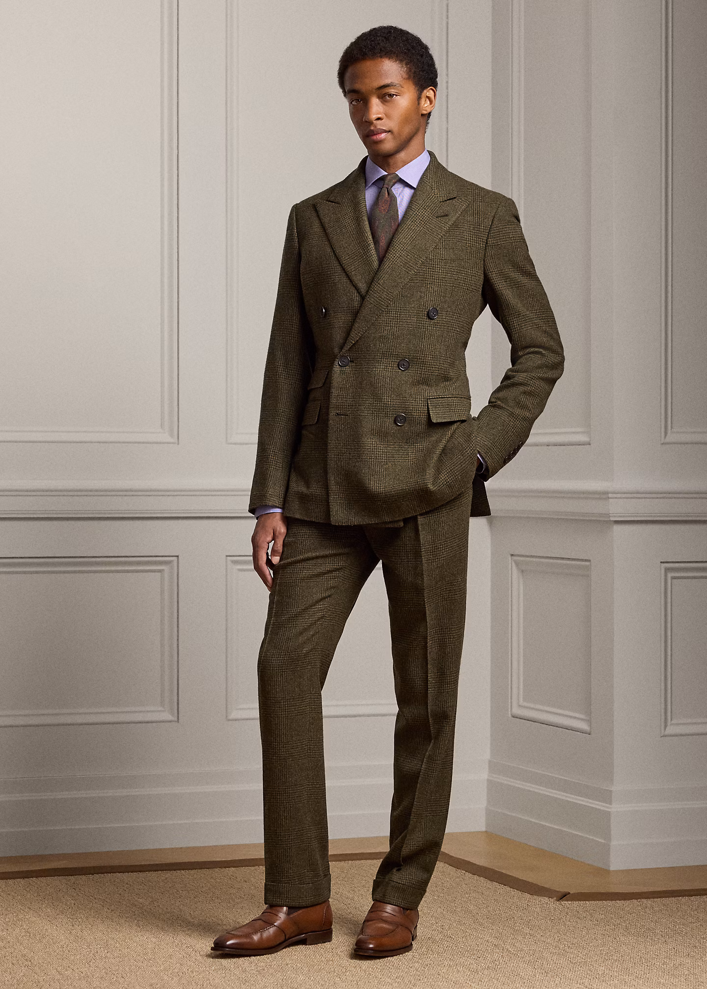 Twillhemd mit Hahnentrittmuster - RALPH LAUREN OUTLET