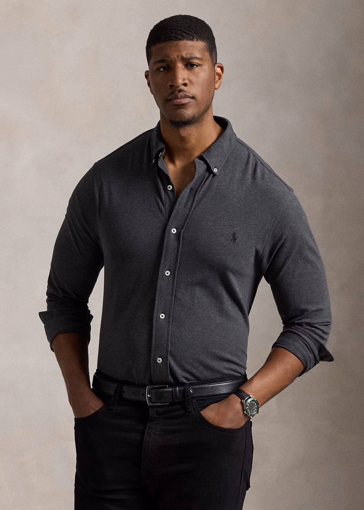 Featherweight Piqué-Hemd - RALPH LAUREN OUTLET