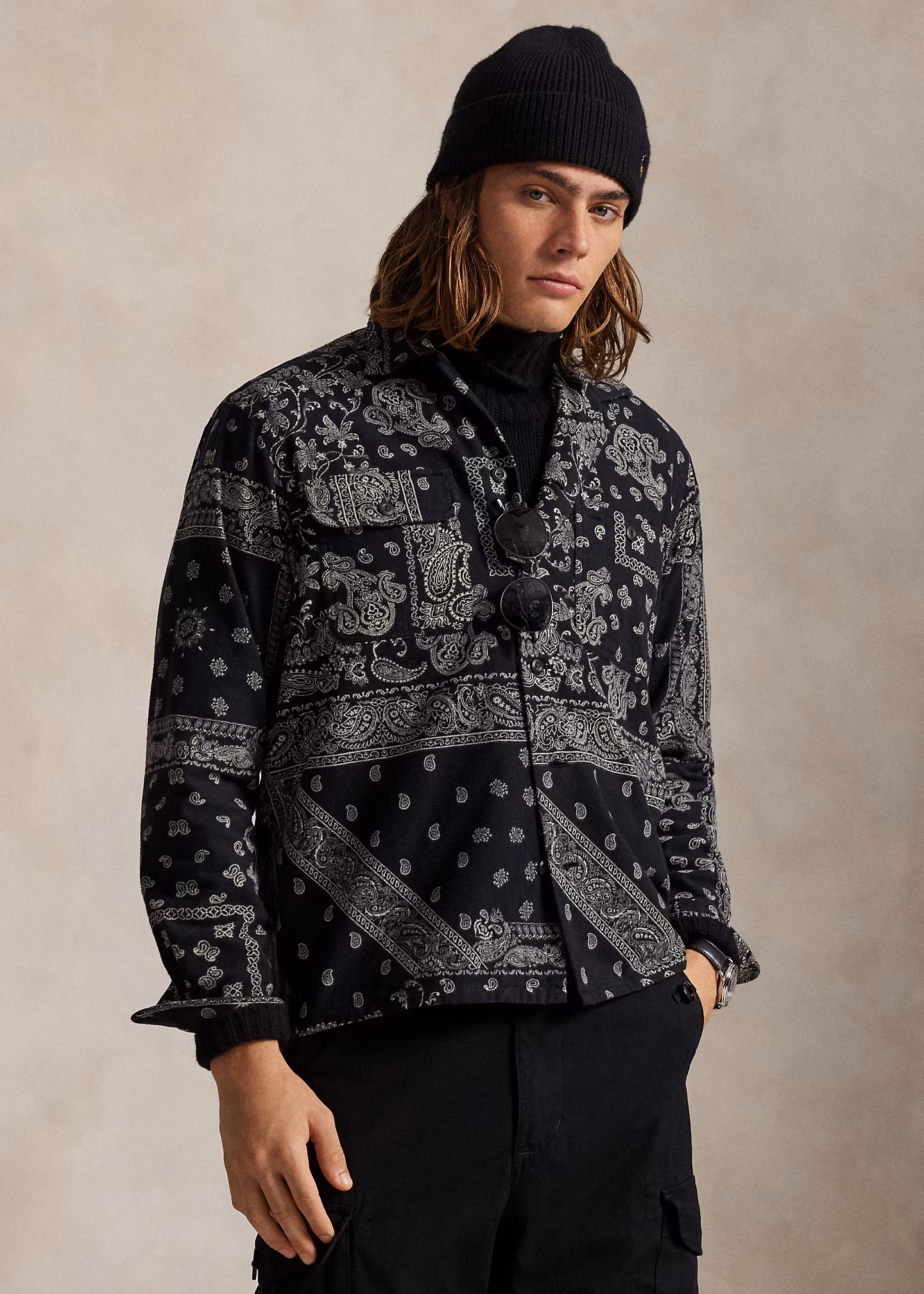 Classic-Fit Hemd mit Bandana-Druck - RALPH LAUREN OUTLET