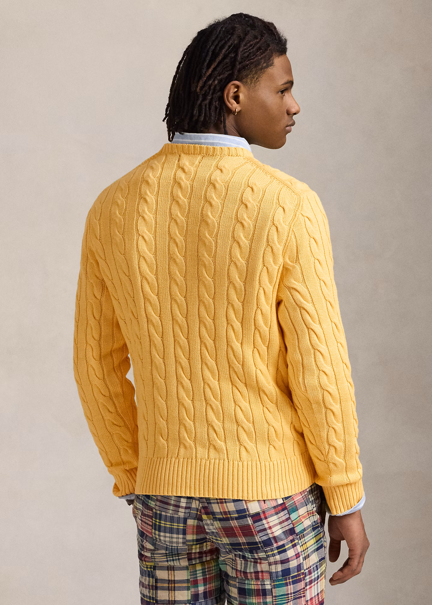 Baumwollpullover mit Zopfmuster - RALPH LAUREN OUTLET