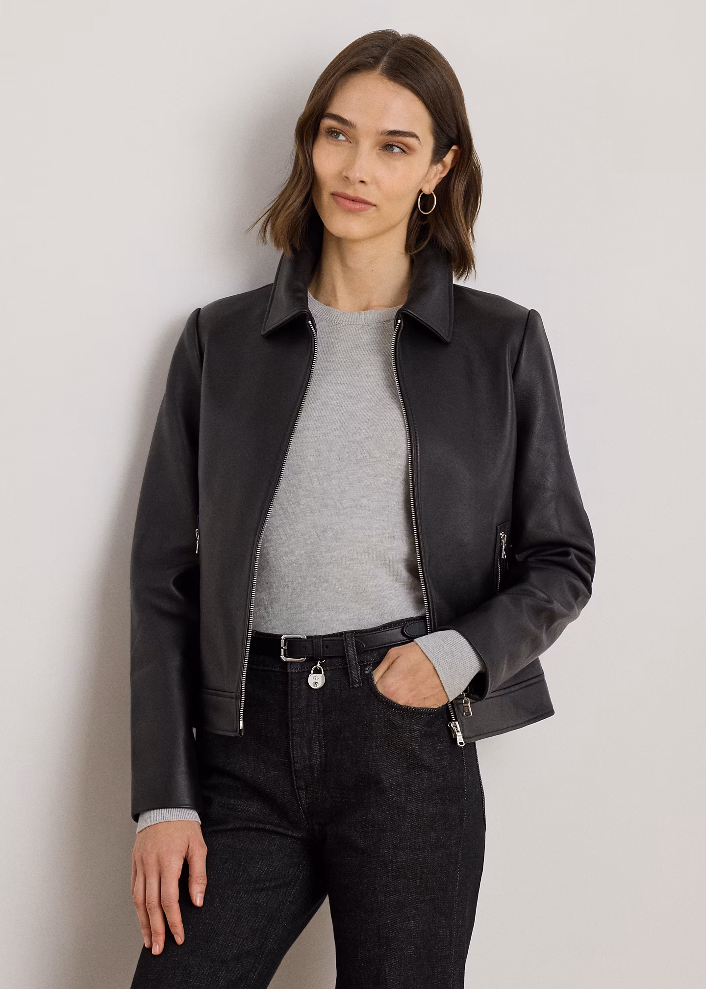 Jacke aus Nappaleder - RALPH LAUREN OUTLET