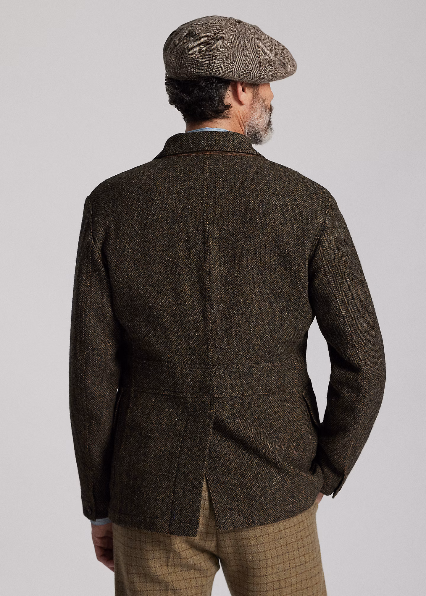 Unstrukturiertes Sakko aus Wolltwill - RALPH LAUREN OUTLET