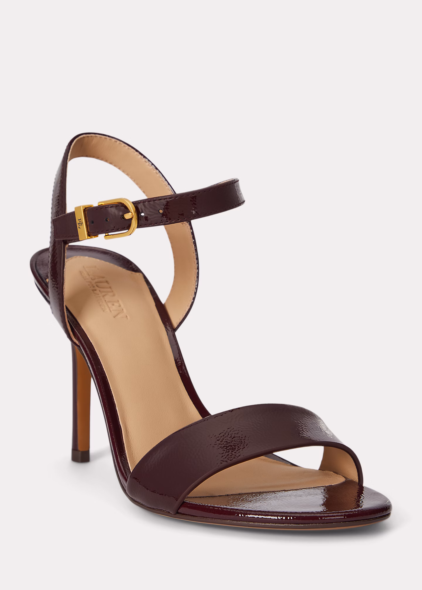 Sandale Gwen aus Knitter-Lackleder - RALPH LAUREN OUTLET