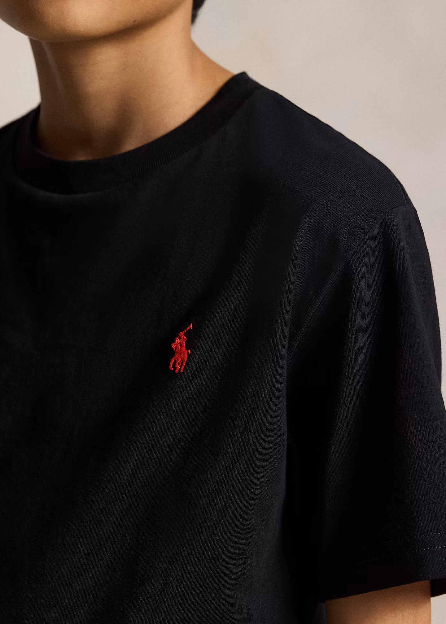 T-Shirt aus Baumwolljersey - RALPH LAUREN OUTLET