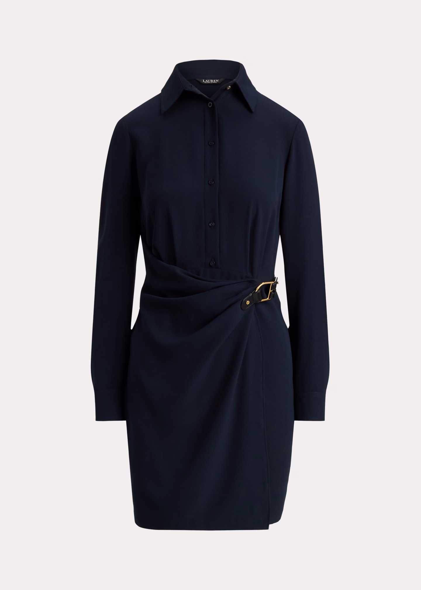 Georgette-Hemdkleid mit Schnalle - RALPH LAUREN OUTLET