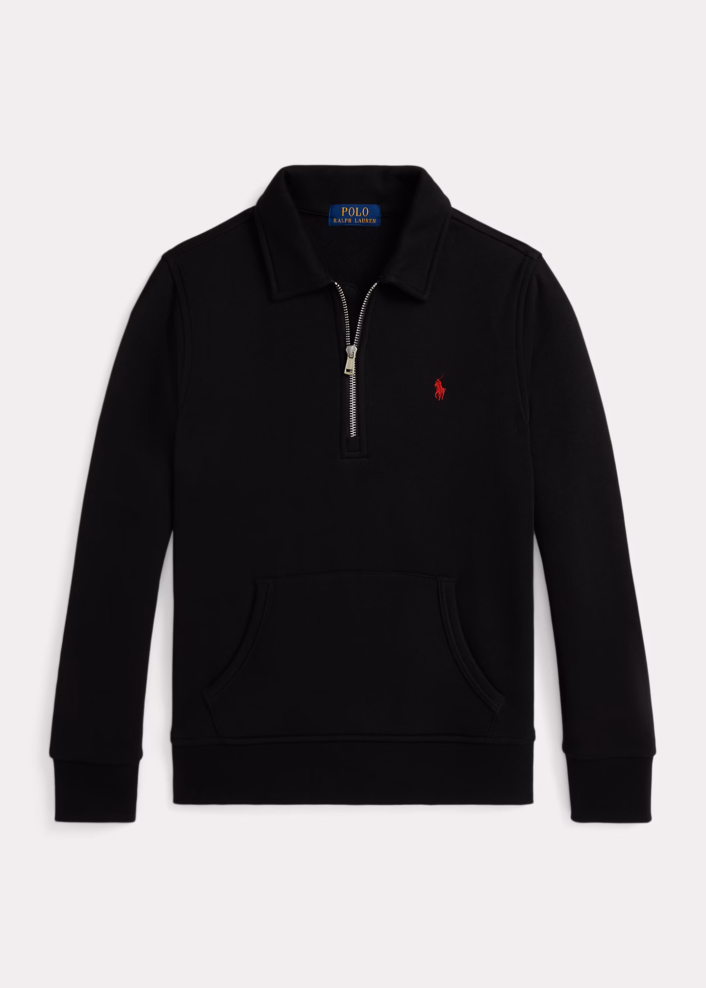Fleece-Sweatshirt mit Kragen - RALPH LAUREN OUTLET