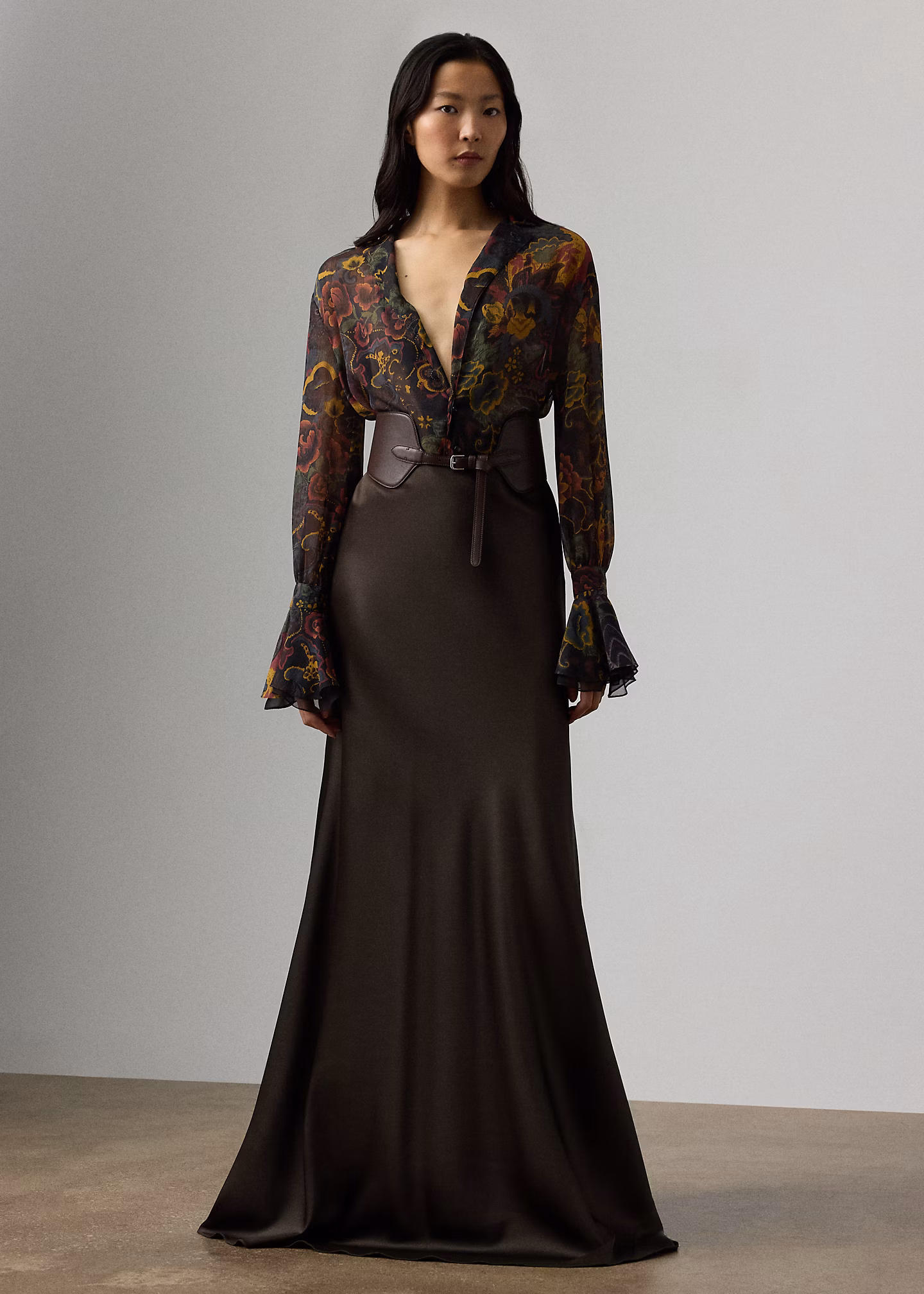 Chiffon-Bluse Jolie mit Paisley-Motiv - RALPH LAUREN OUTLET