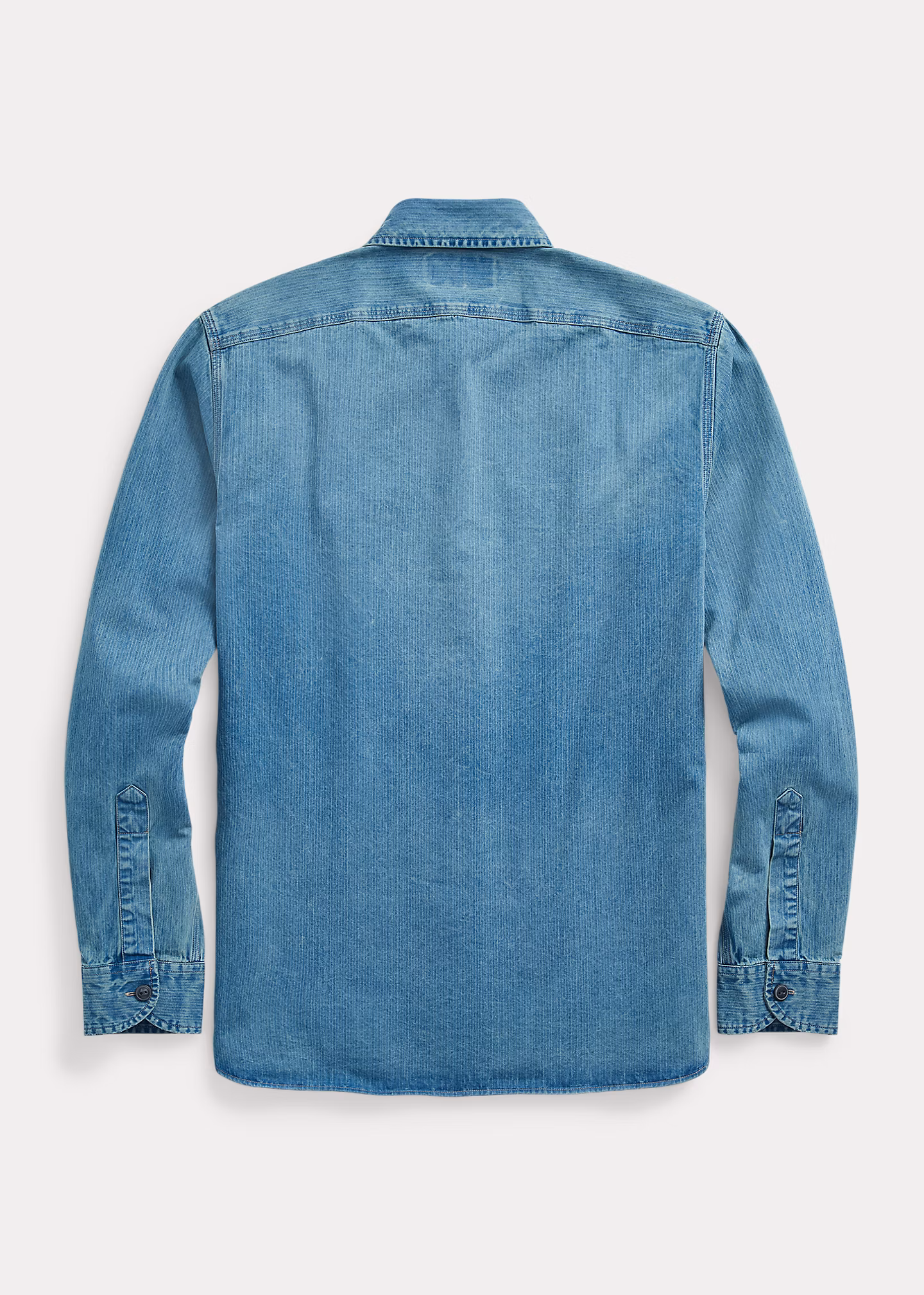 Indigo-Arbeitshemd mit Fischgratmuster - RALPH LAUREN OUTLET