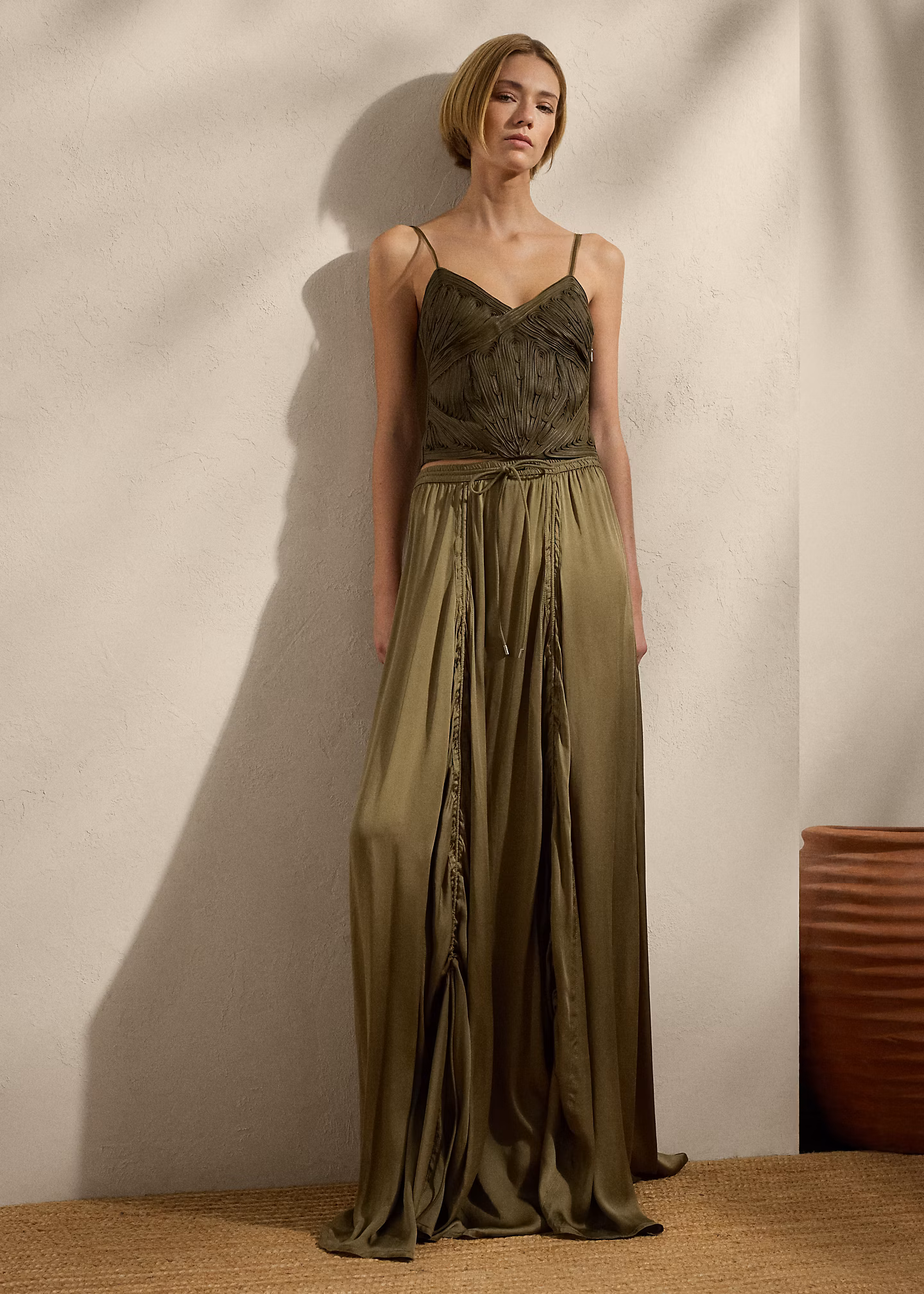 Maxirock Willem aus Seidencharmeuse - RALPH LAUREN OUTLET