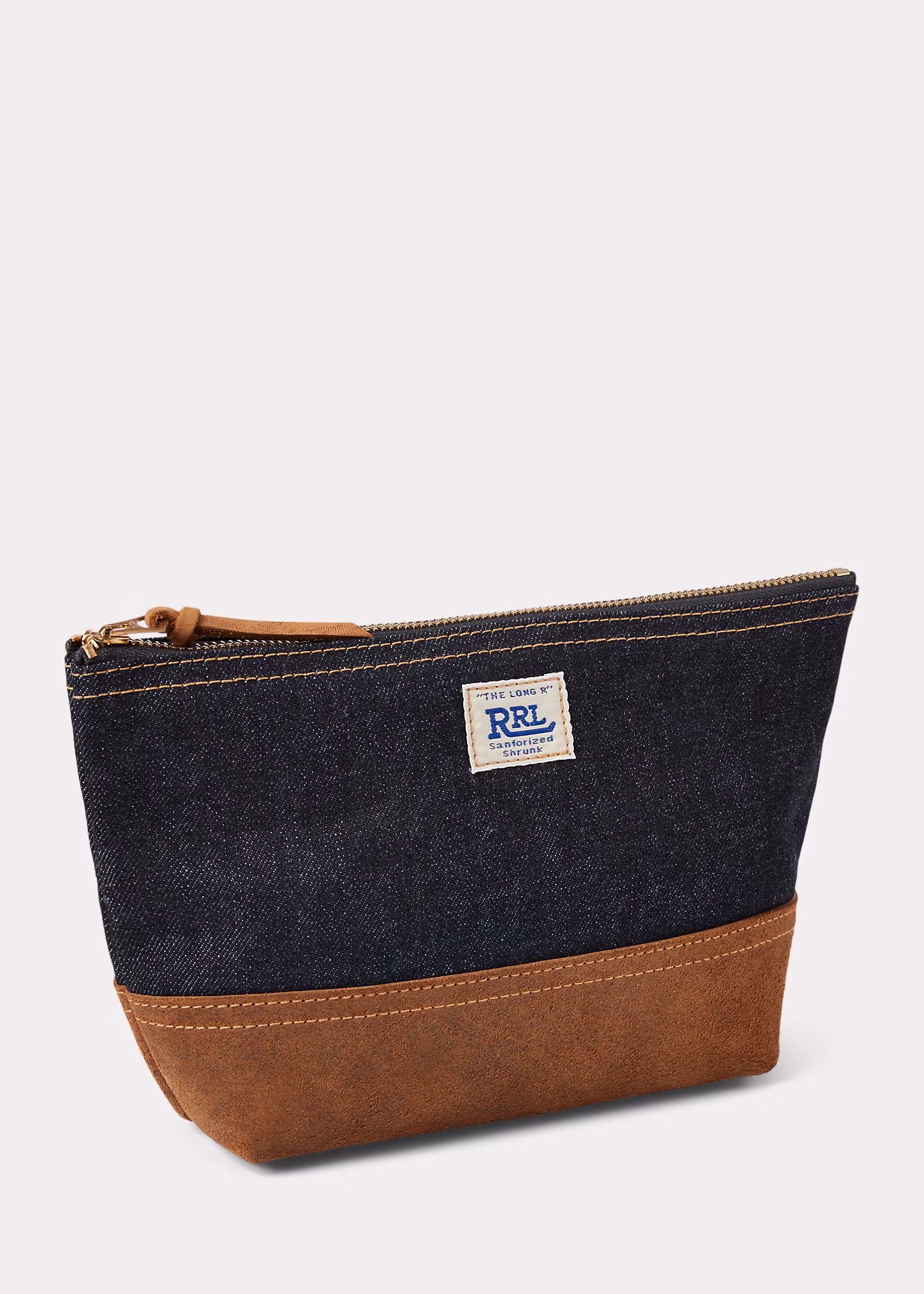 Denim-Pochette mit Wildlederbesatz - RALPH LAUREN OUTLET