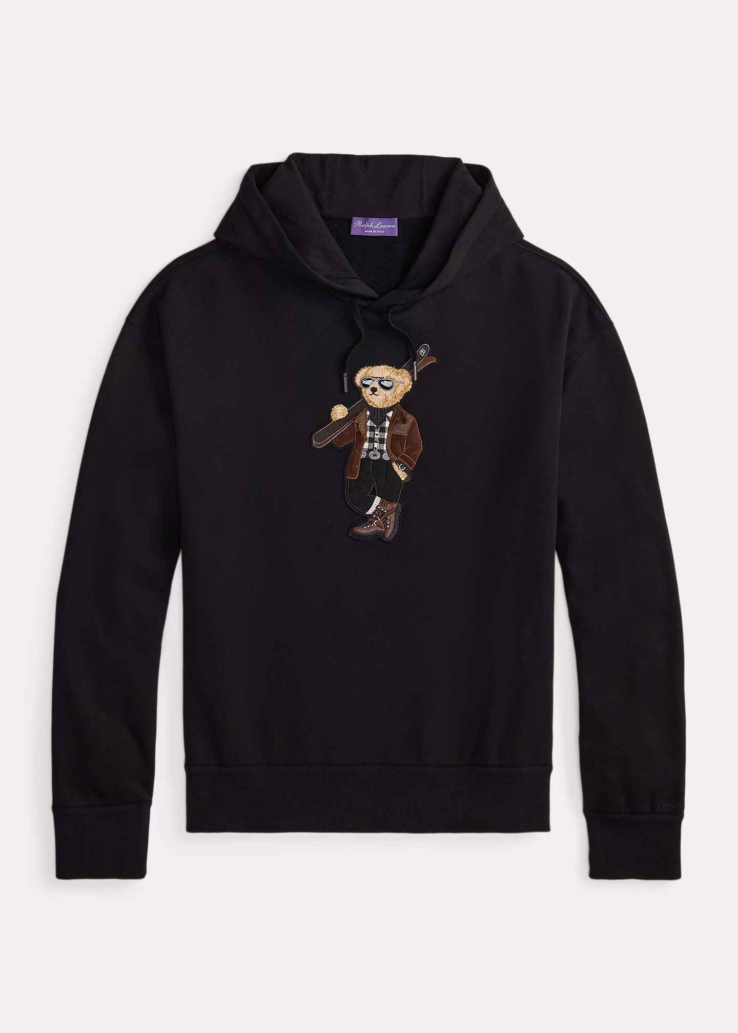 Fleece-Kapuzenpullover mit Polo Bear - RALPH LAUREN OUTLET