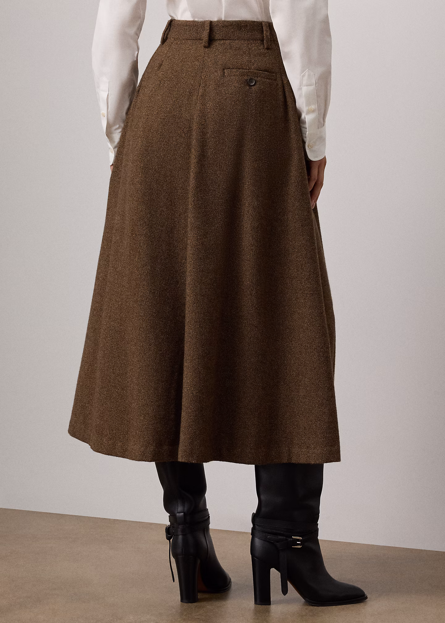 Tweedrock Evilyn mit Pfauenaugenmuster - RALPH LAUREN OUTLET