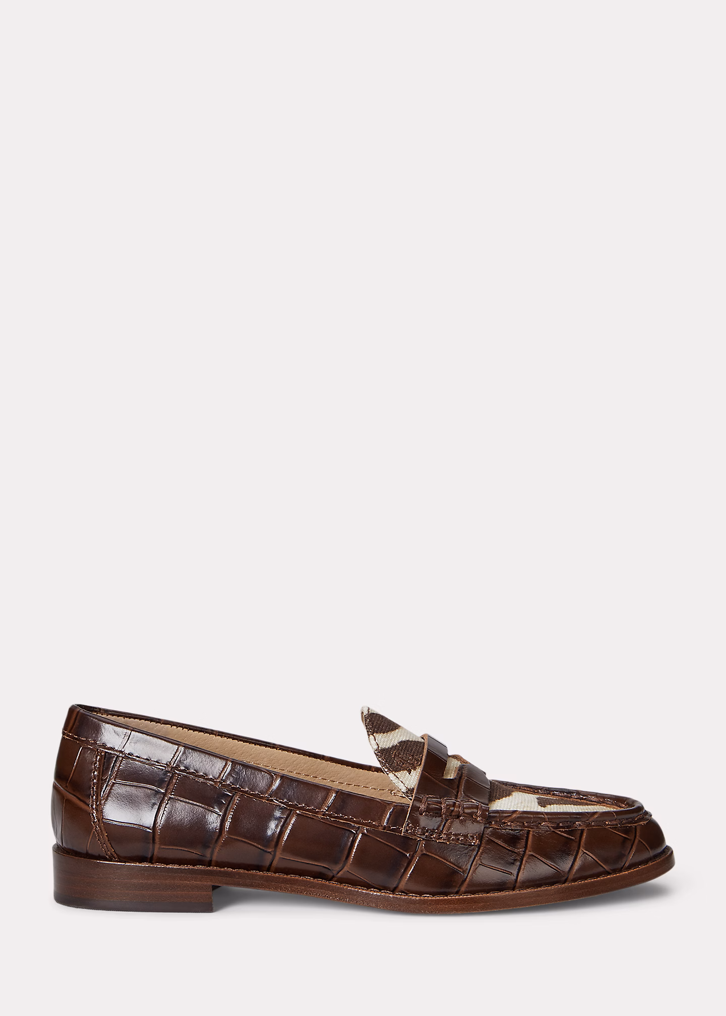 Loafer Wynnie mit Zebramuster-Besatz - RALPH LAUREN OUTLET