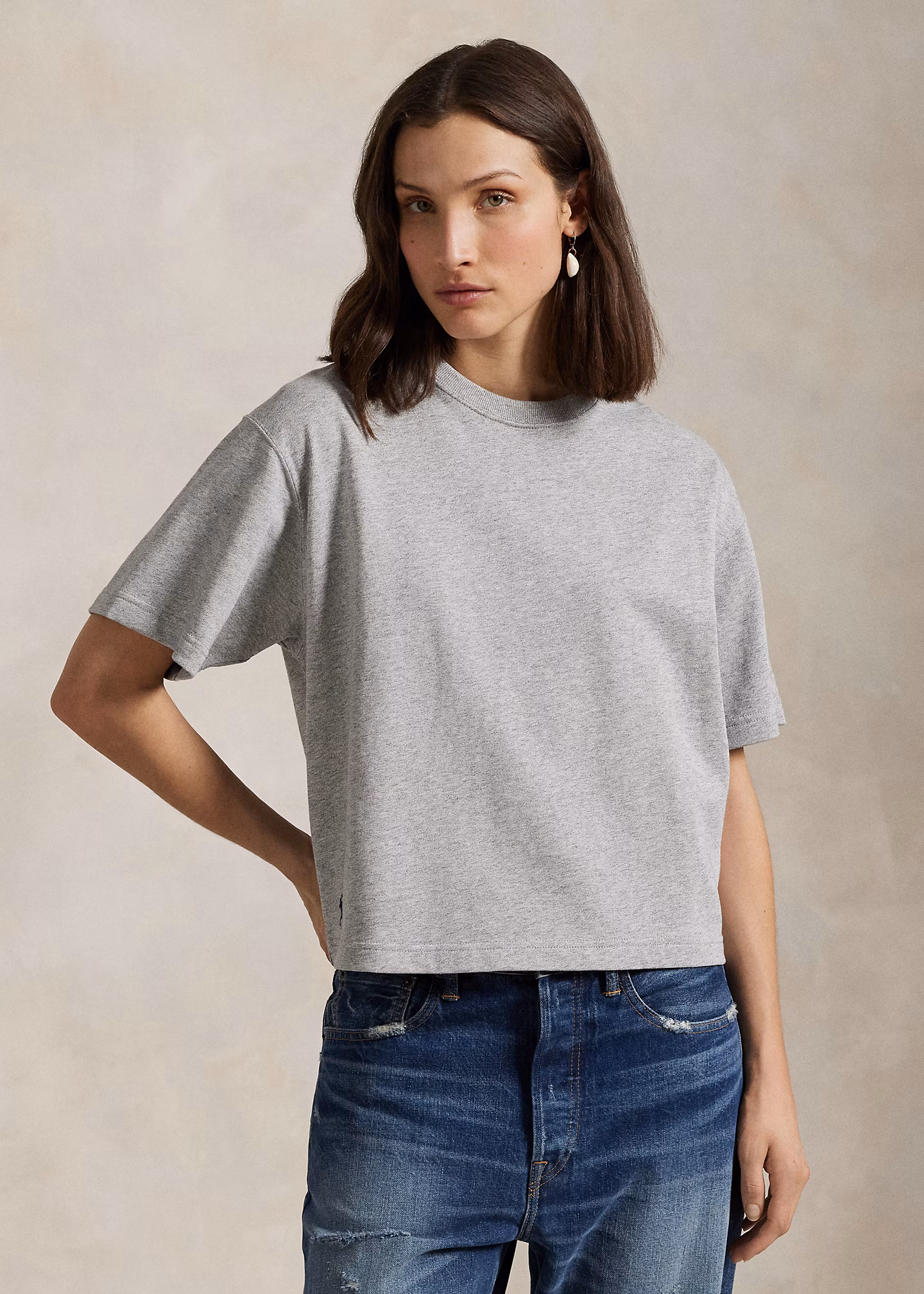 Relaxed-Fit T-Shirt aus Baumwolljersey - RALPH LAUREN OUTLET