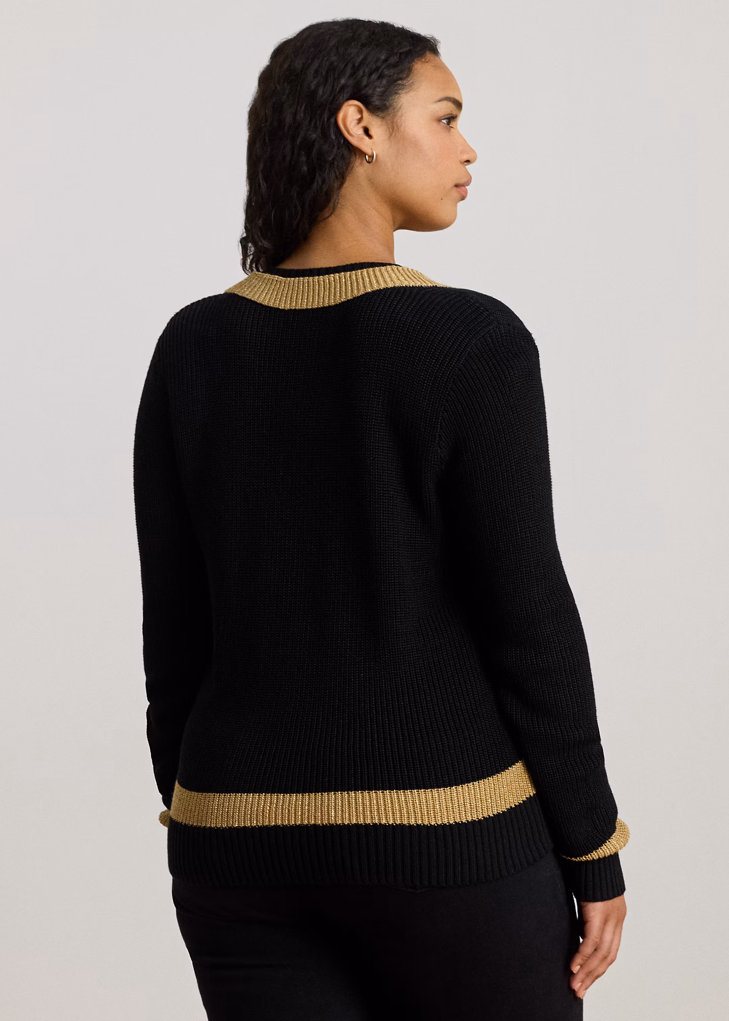 Cricketpullover mit Metallic-Besatz - RALPH LAUREN OUTLET