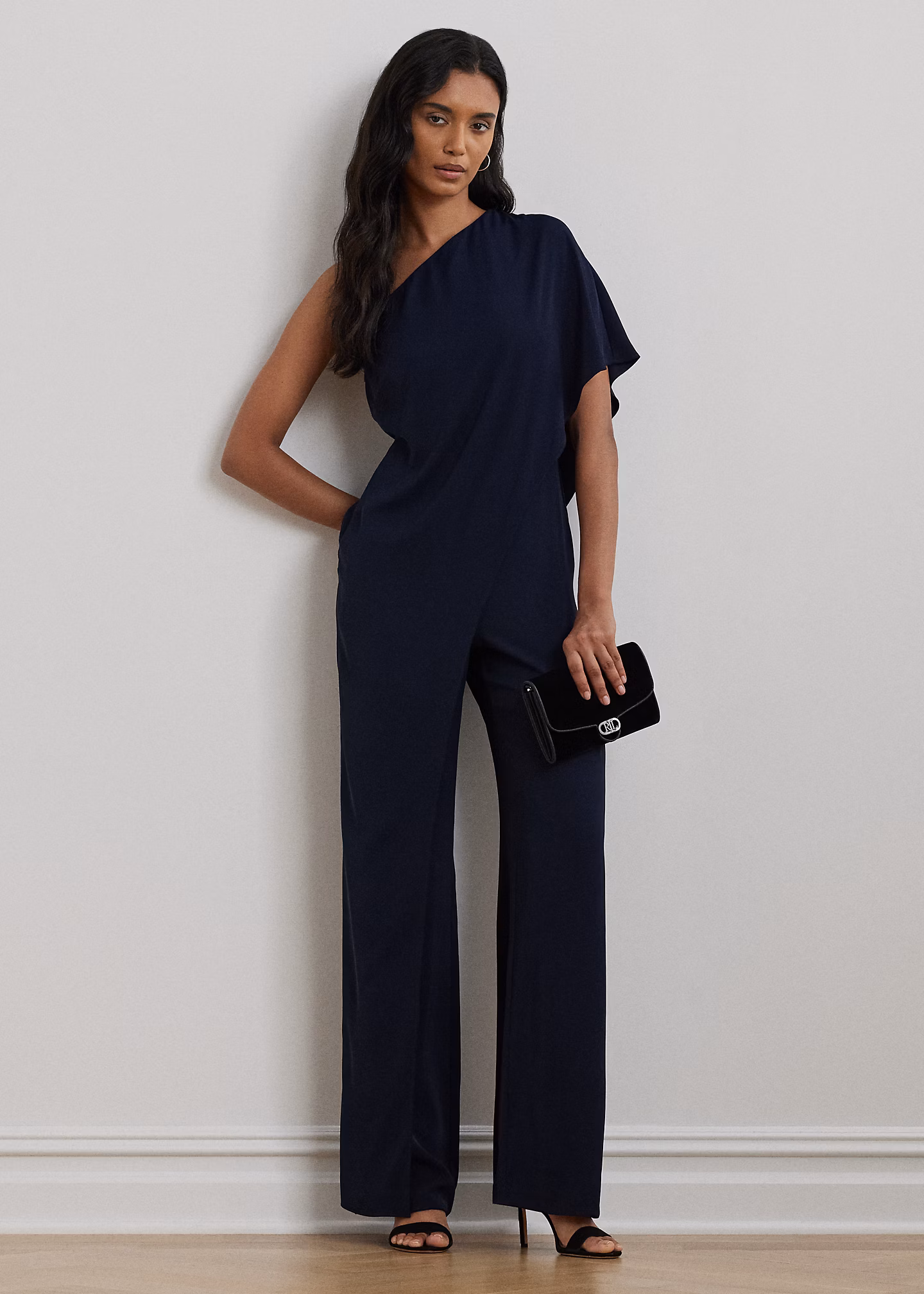 Einschultriger Jumpsuit mit Cape - RALPH LAUREN OUTLET