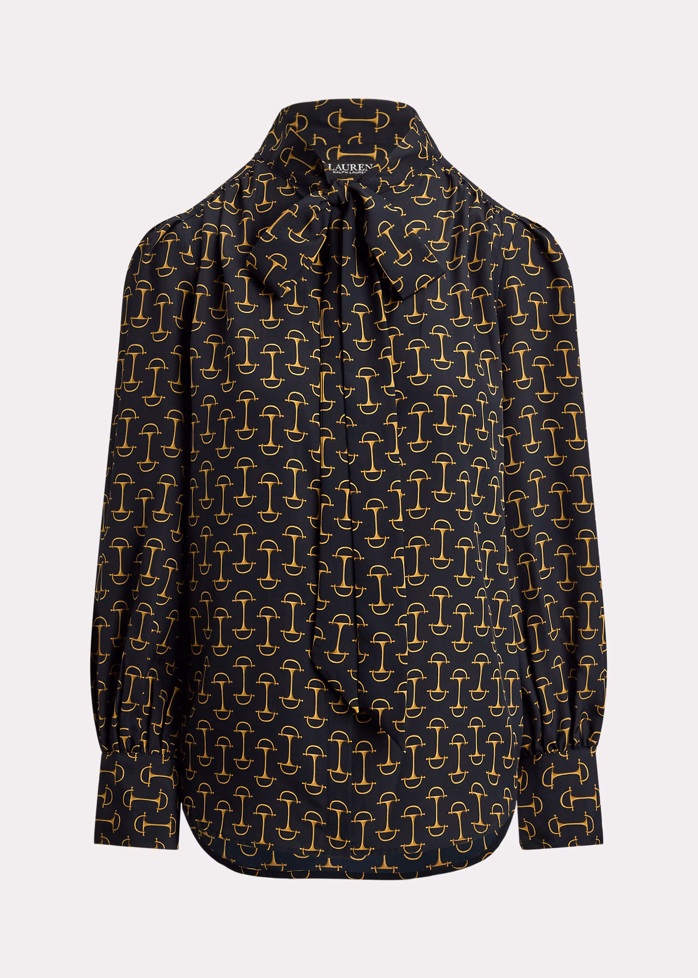 Schluppenbluse mit geometrischem Druck - RALPH LAUREN OUTLET