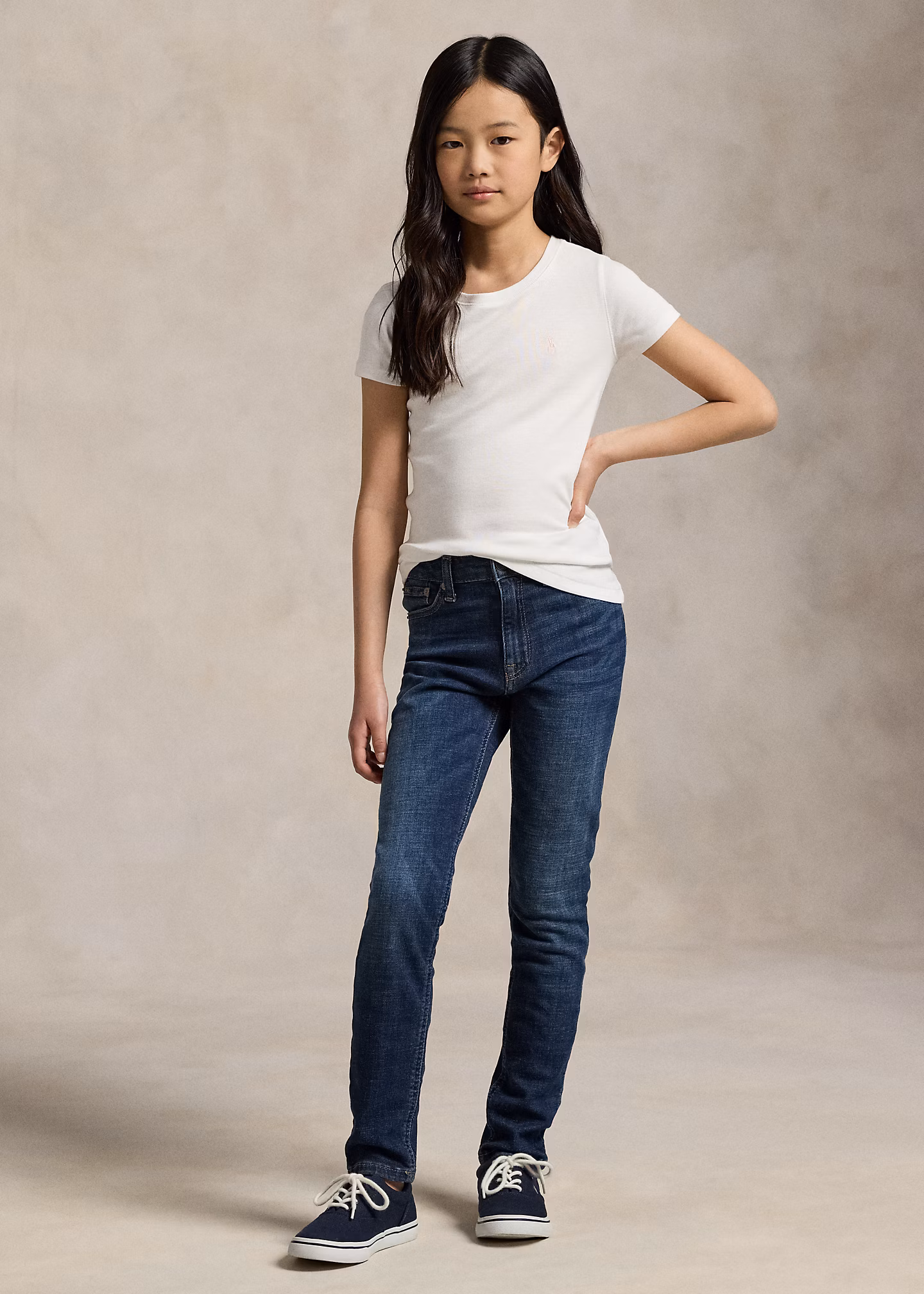 Skinny-Fit Jeans Tompkins mit Stretch - RALPH LAUREN OUTLET
