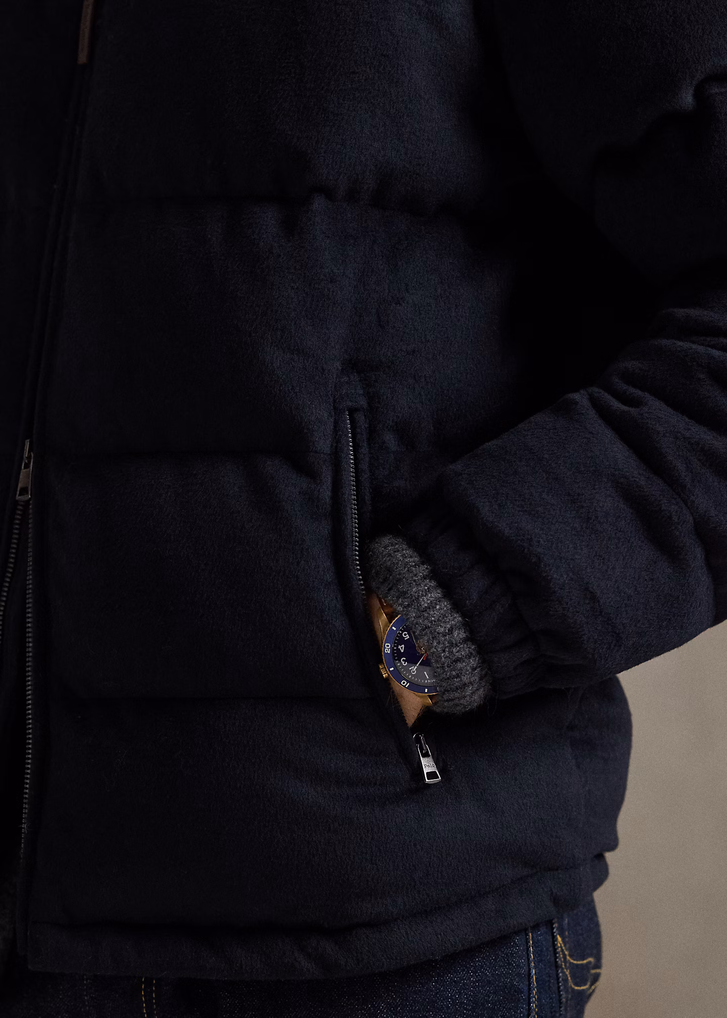 Die Daunenjacke Decker aus Melton - RALPH LAUREN OUTLET